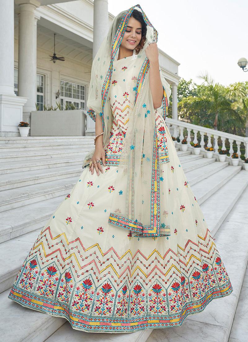 Long Top And Lehenga With Beige Color Dupatta Buy Cheap Perfect