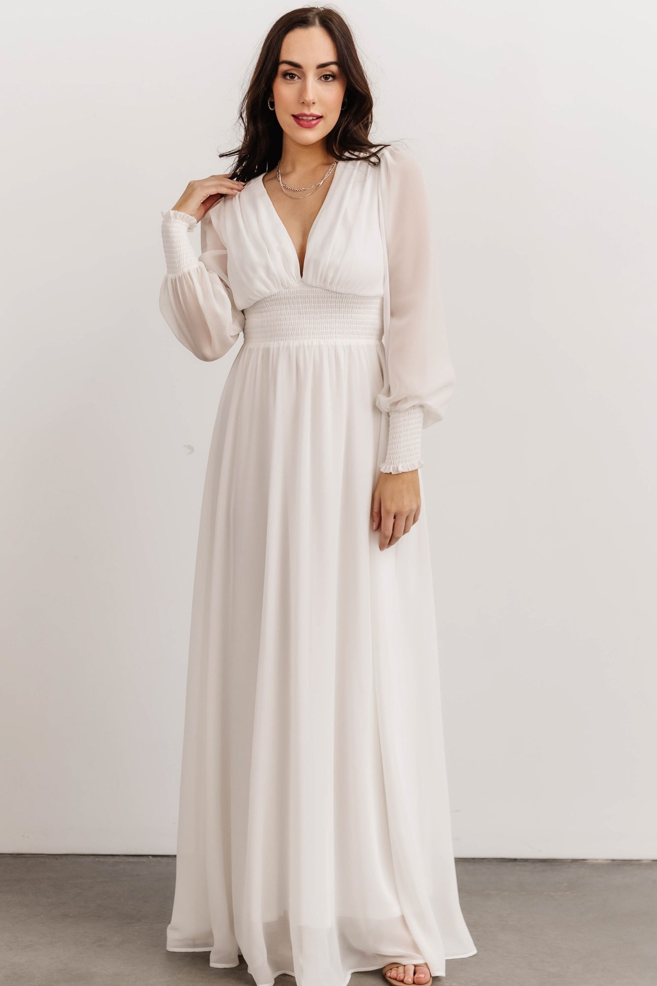 Olivia Maxi Dress | White Cheap Shop