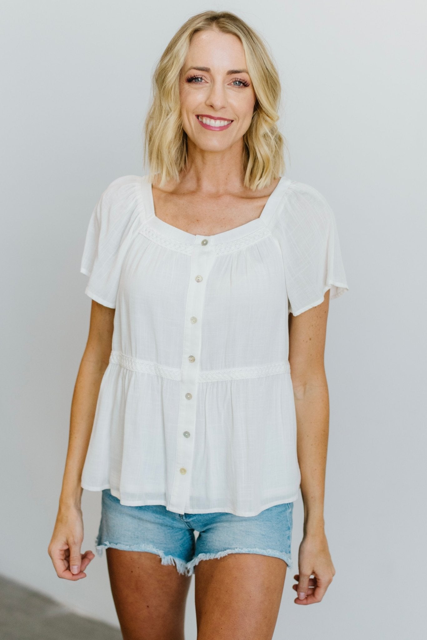 Unity Button Up Top | Off White Buy Cheap Countdown Package