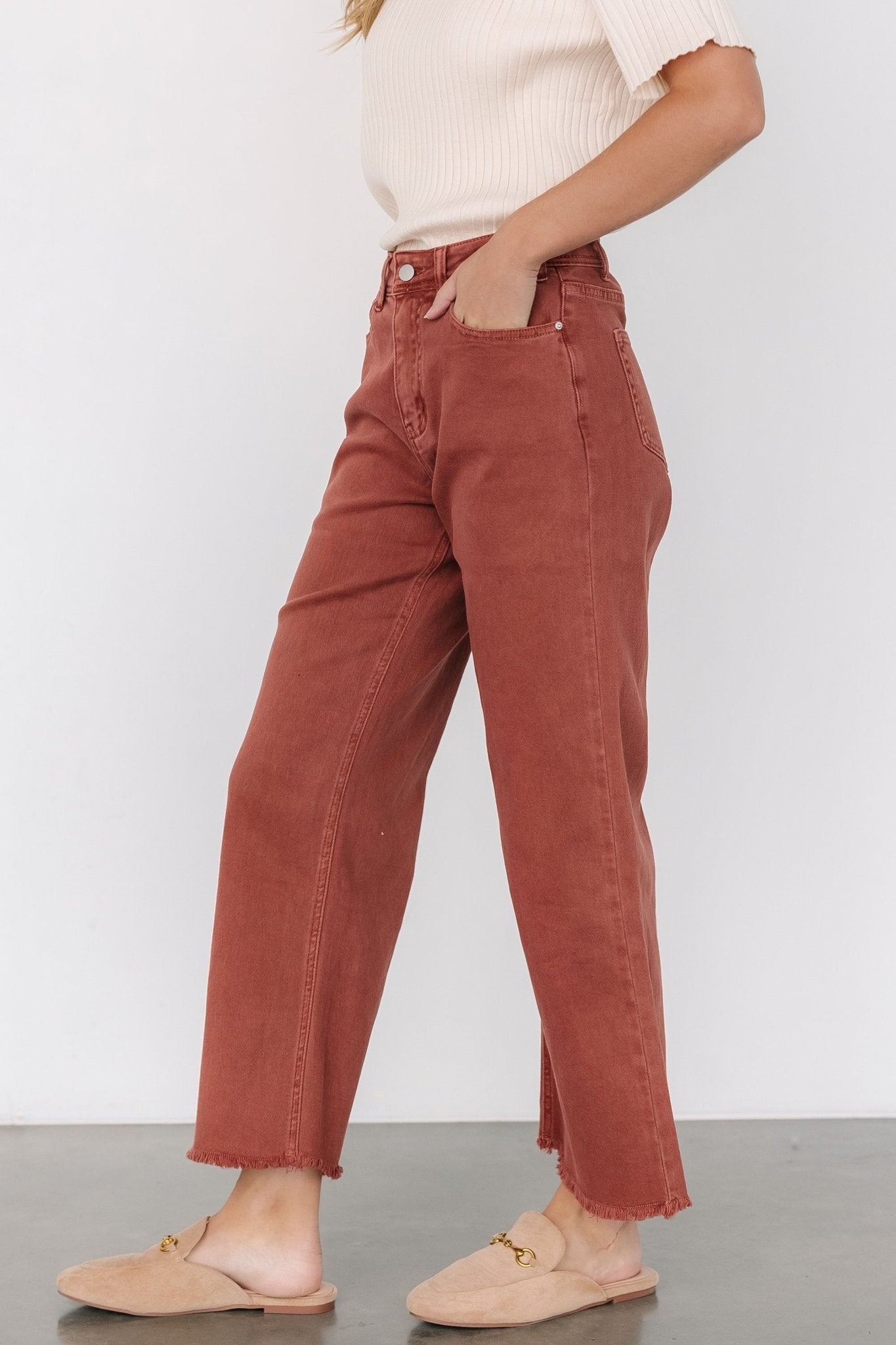 Spence Denim Pants | Terracotta Outlet For You