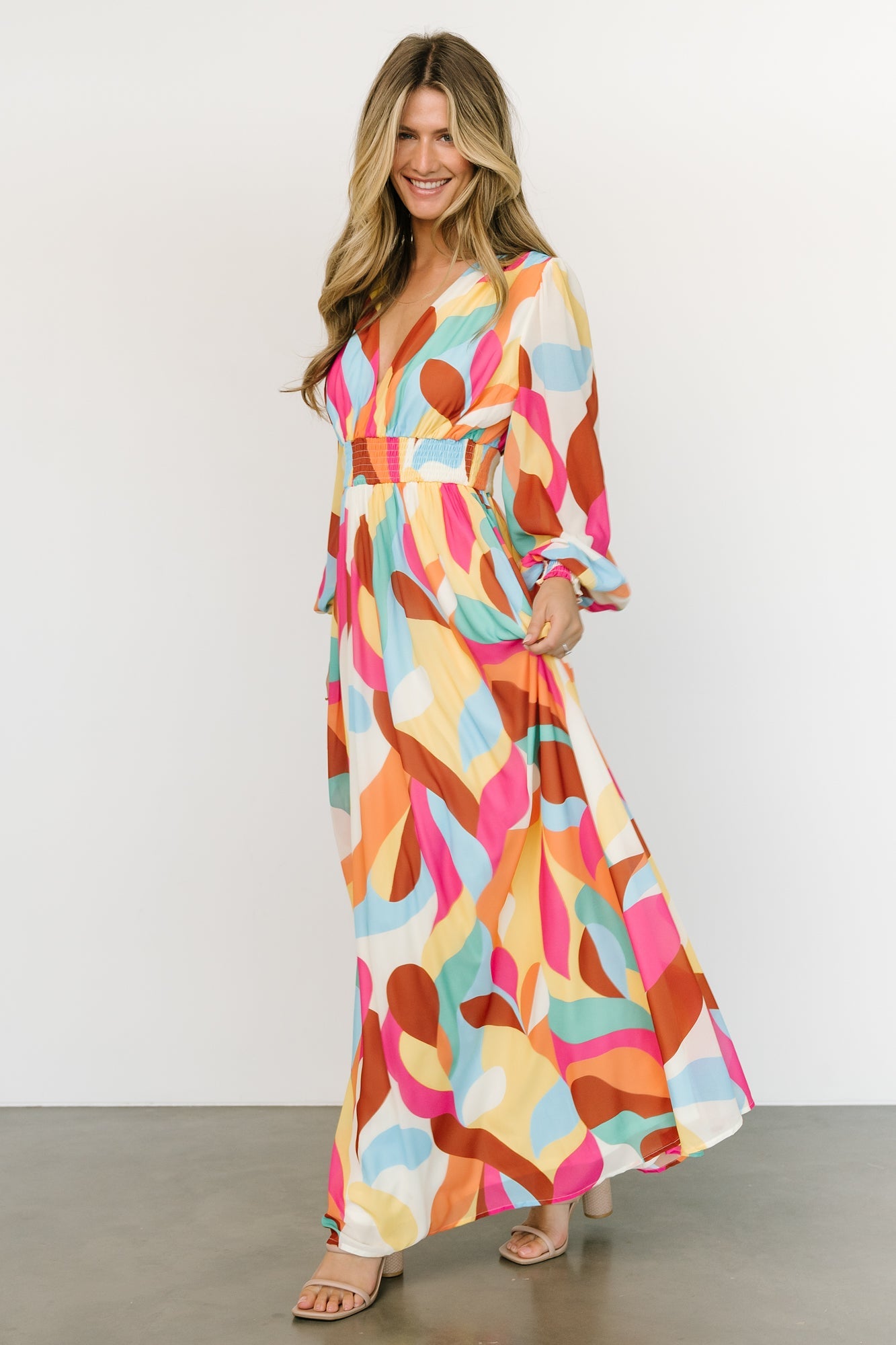 Lawson Maxi Dress | Multi Print Sale Visa Payment