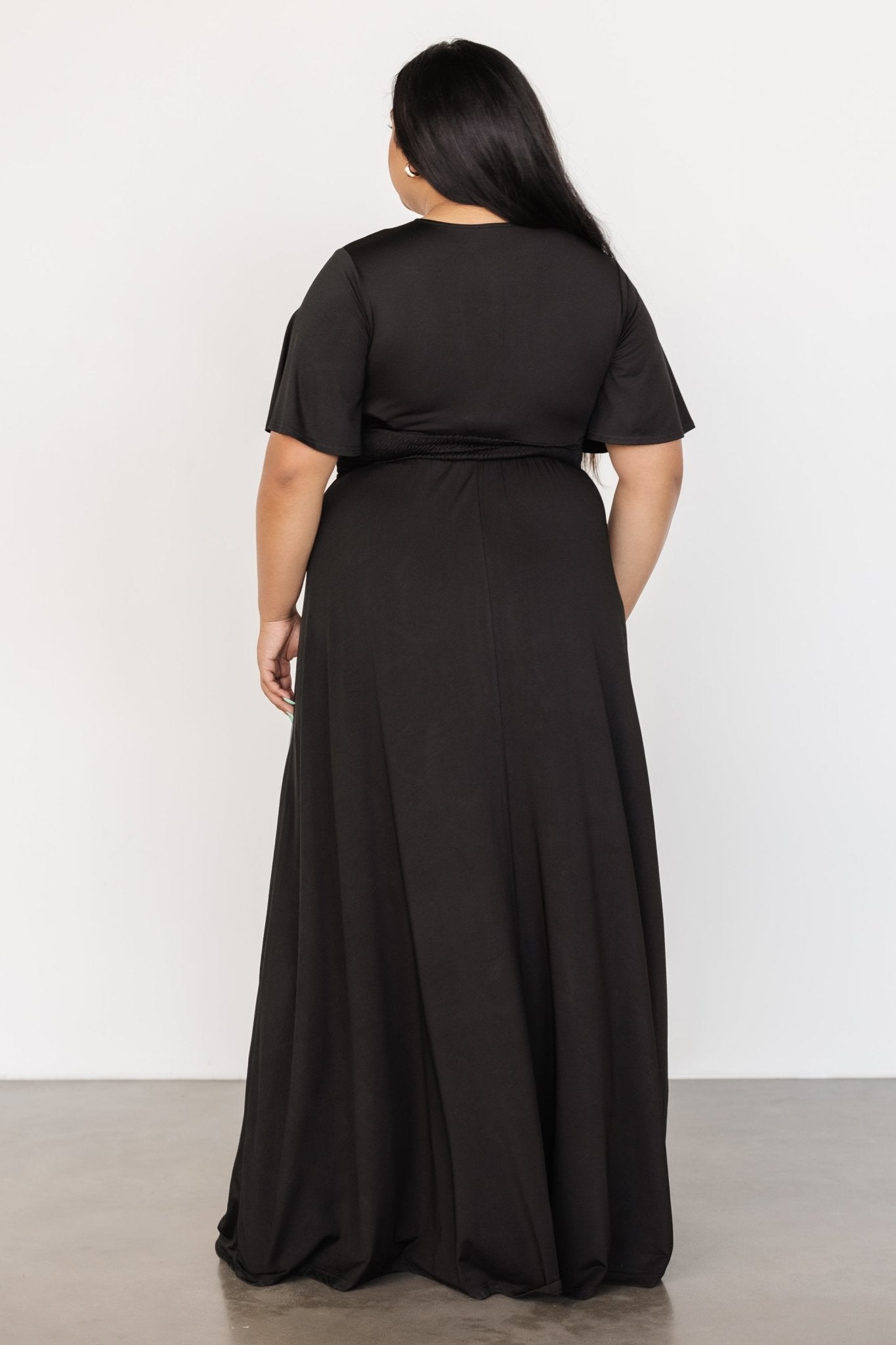 Emberly Maxi Dress | Black Popular