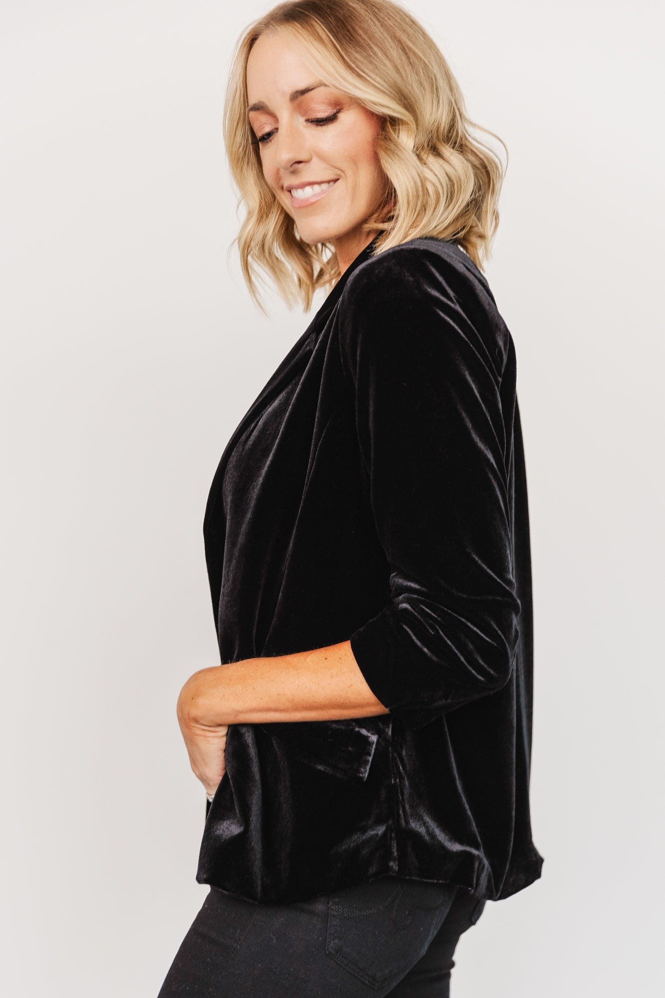 Brinton Velvet Blazer | Black Cheap Exclusive