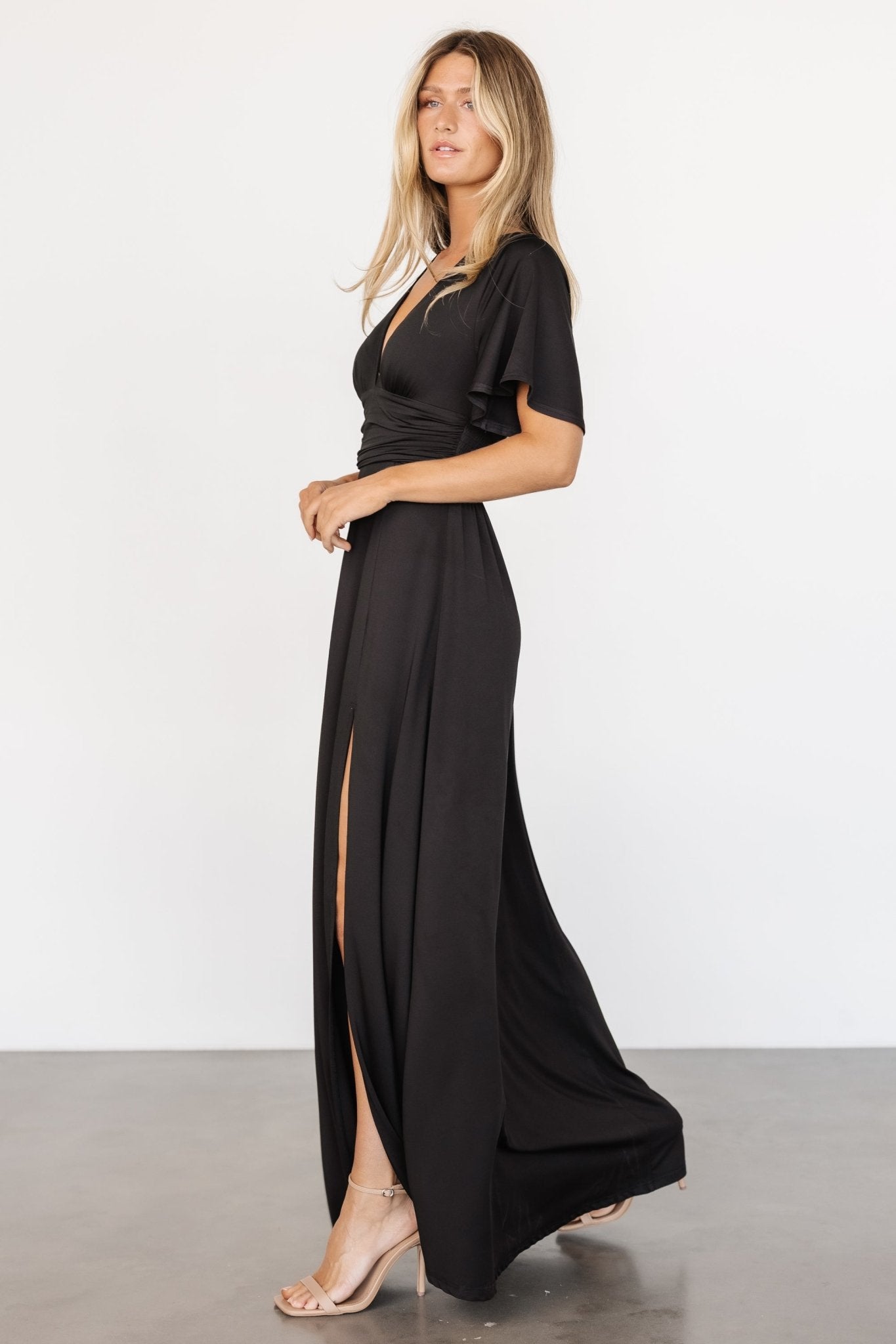 Emberly Maxi Dress | Black Popular