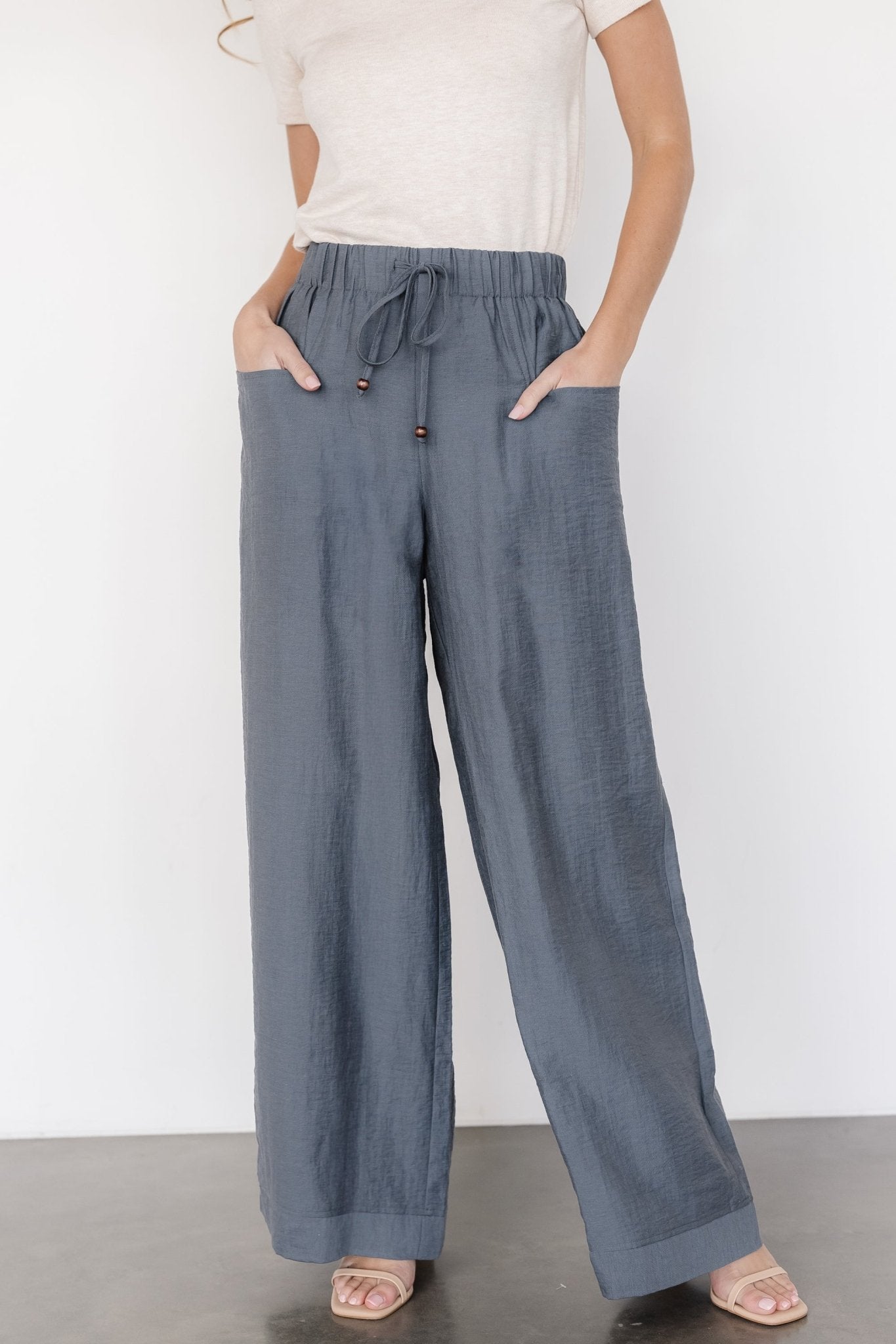 Leza Pants | Slate Blue Countdown Package Online