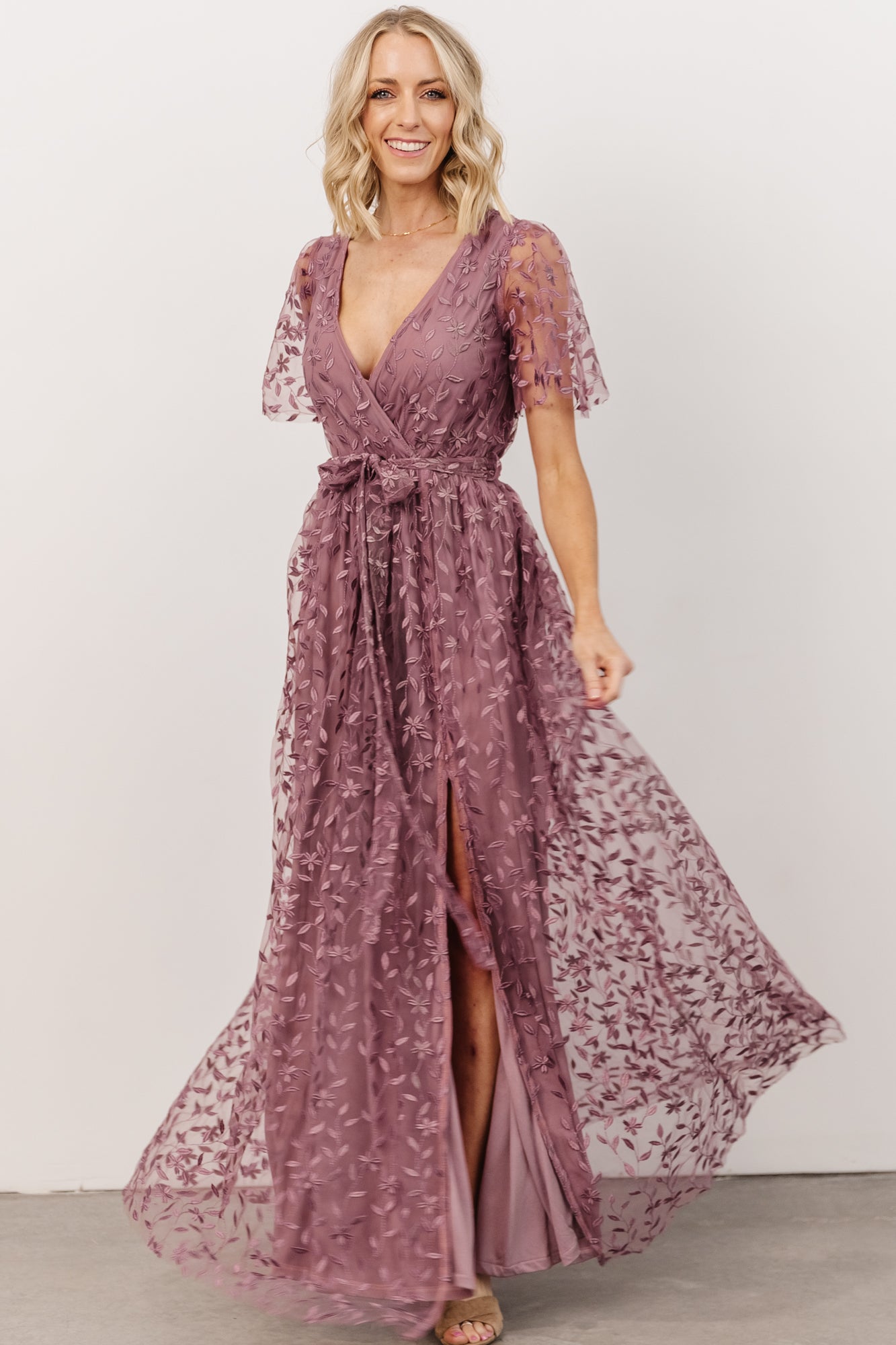 Marseille Embossed Maxi Dress | Lavender Outlet Best Pices