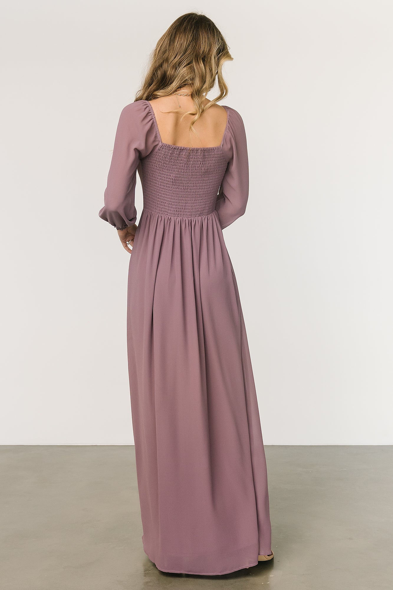 Giselle Maxi Dress | Vintage Plum Cheap Brand New Unisex