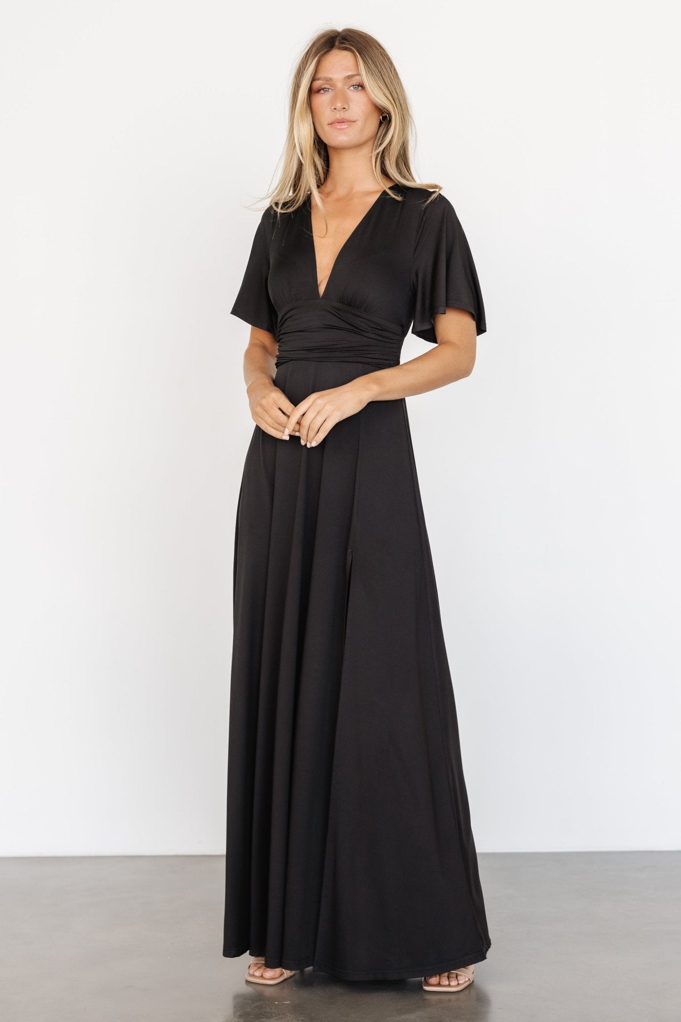 Emberly Maxi Dress | Black Popular