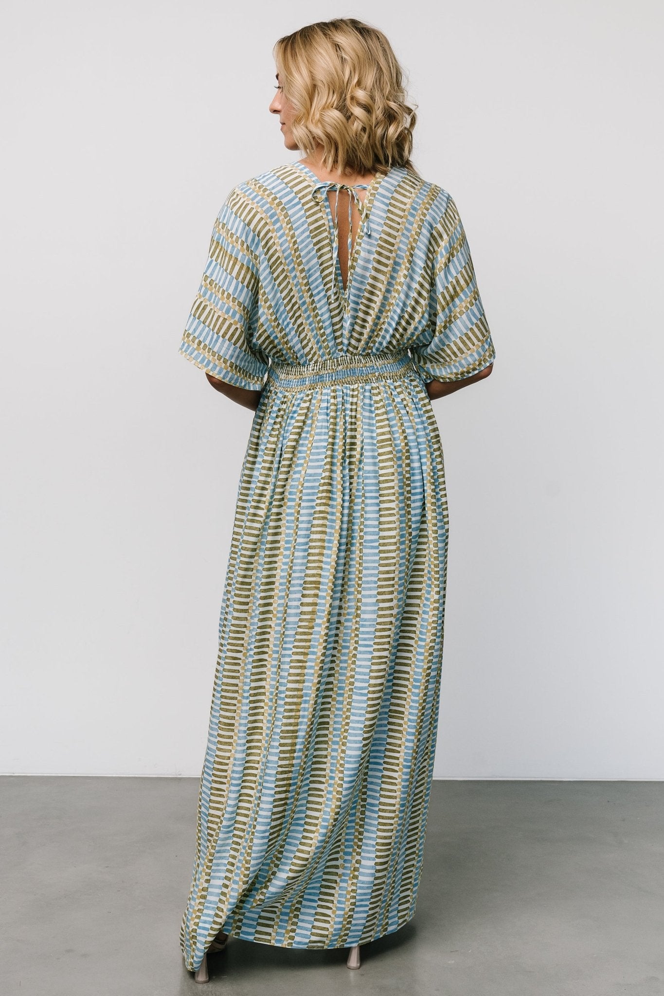 Mylis Kimono Dress | Blue + Green Print Buy Cheap Outlet Locations