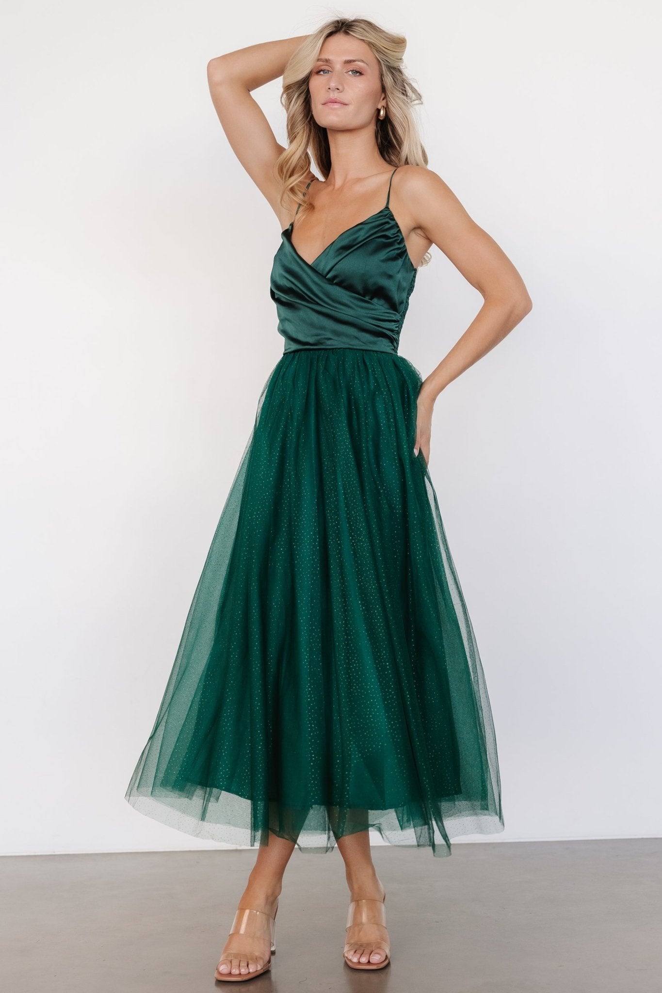 Shonda Sparkle Midi Dress | Emerald Outlet Best Pices