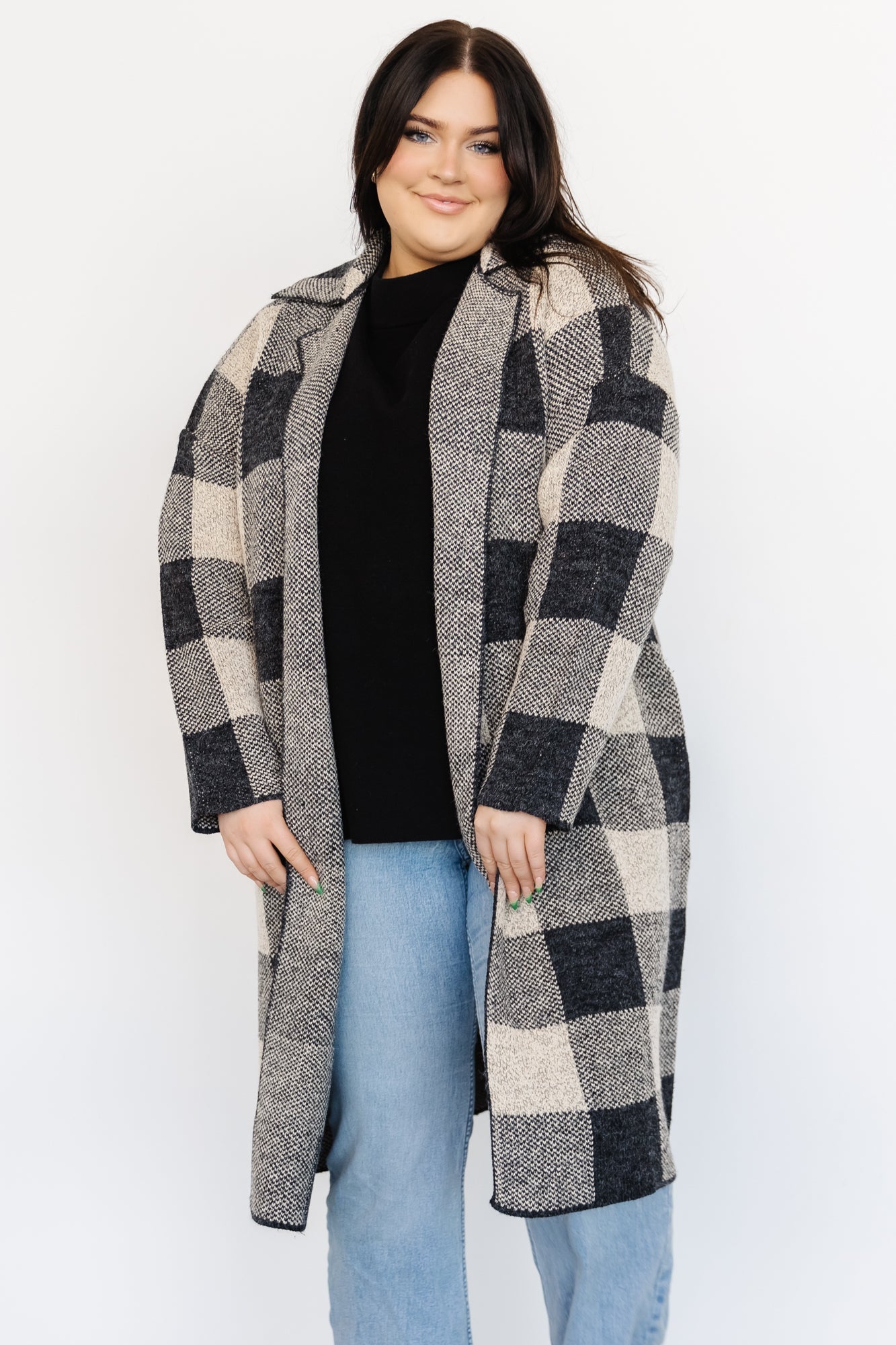 Toronto Cardigan | Black + Taupe Discount Hot Sale