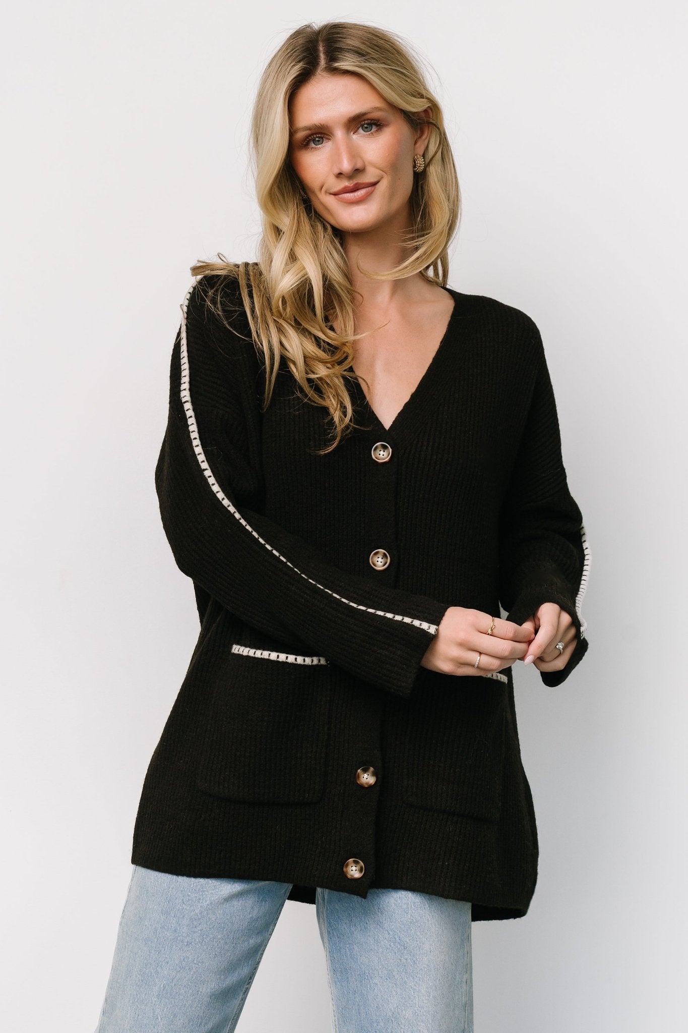 Tally Knit Cardigan | Dark Chocolate Discount Outlet Locations