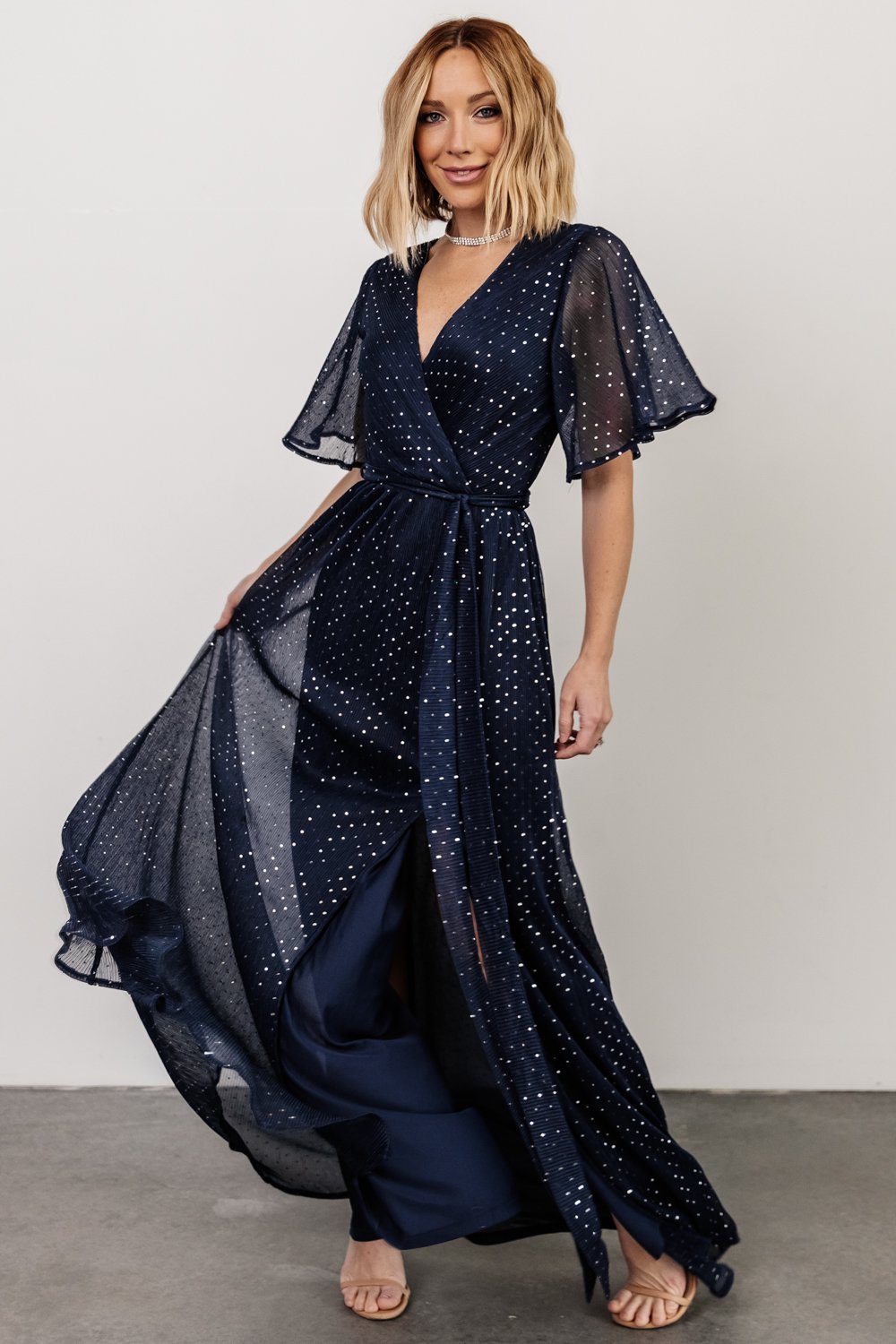 Grace Sparkle Gown | Navy Limited Edition Online