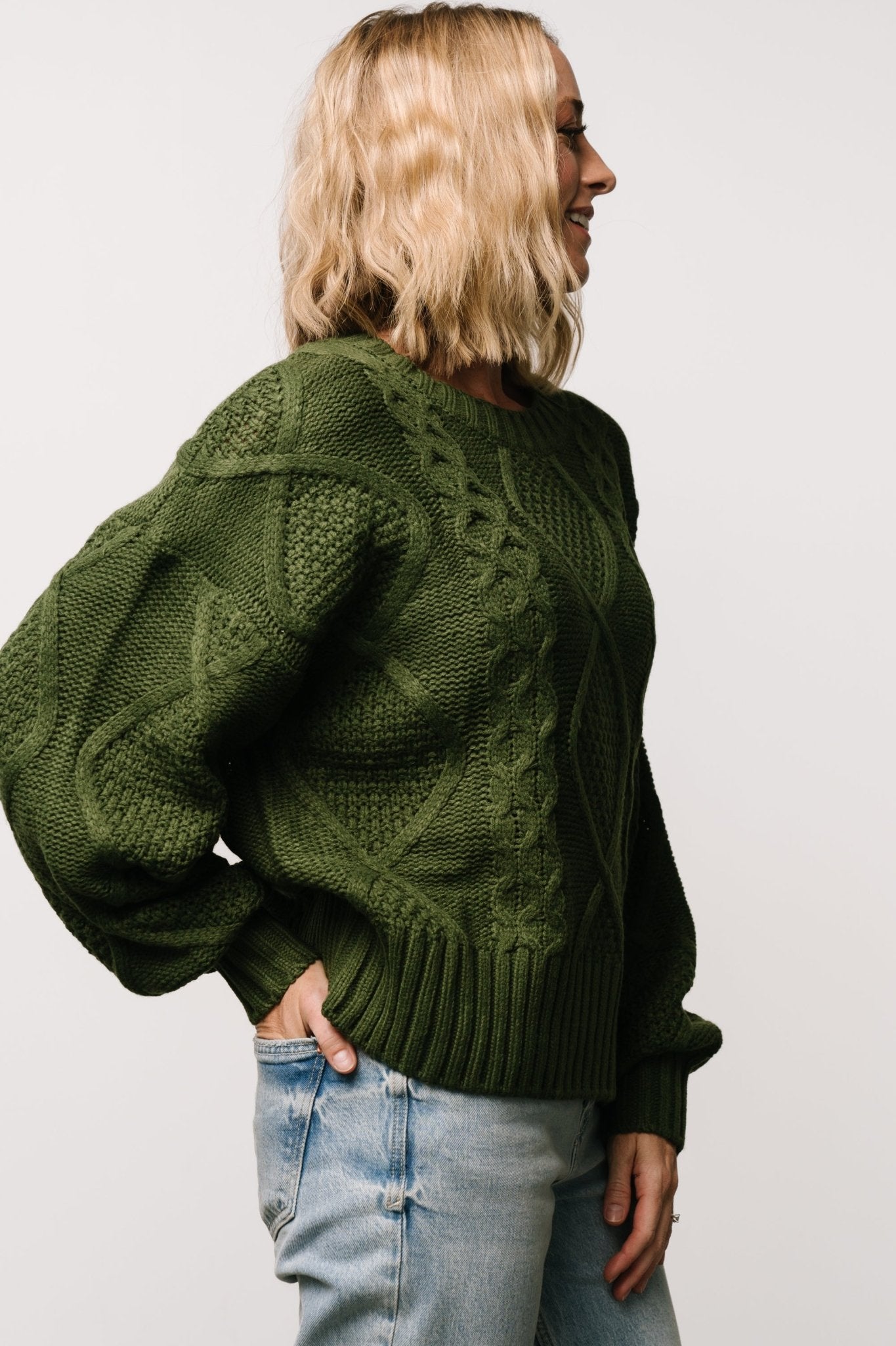 Anthony Knit Sweater | Green Discount Low Cost