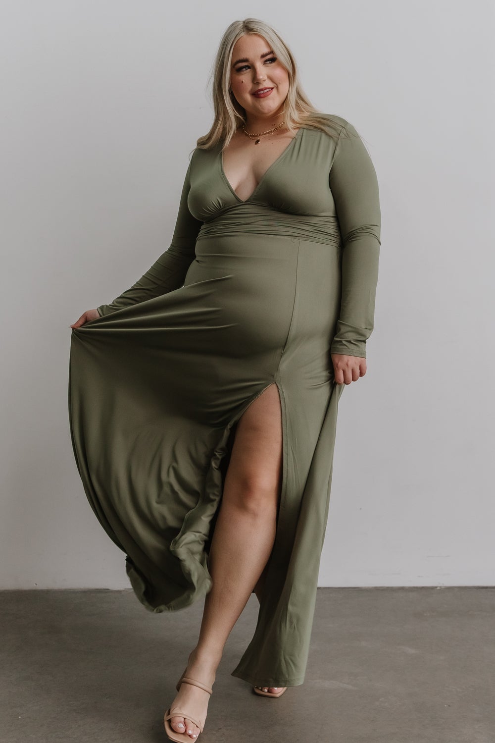 Arianna Maxi Dress | Dusty Sage 100% Original Cheap Pice