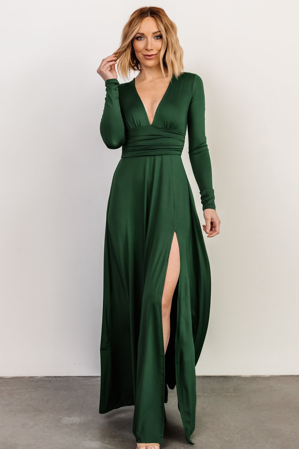 Arianna Maxi Dress | Hunter Green Latest