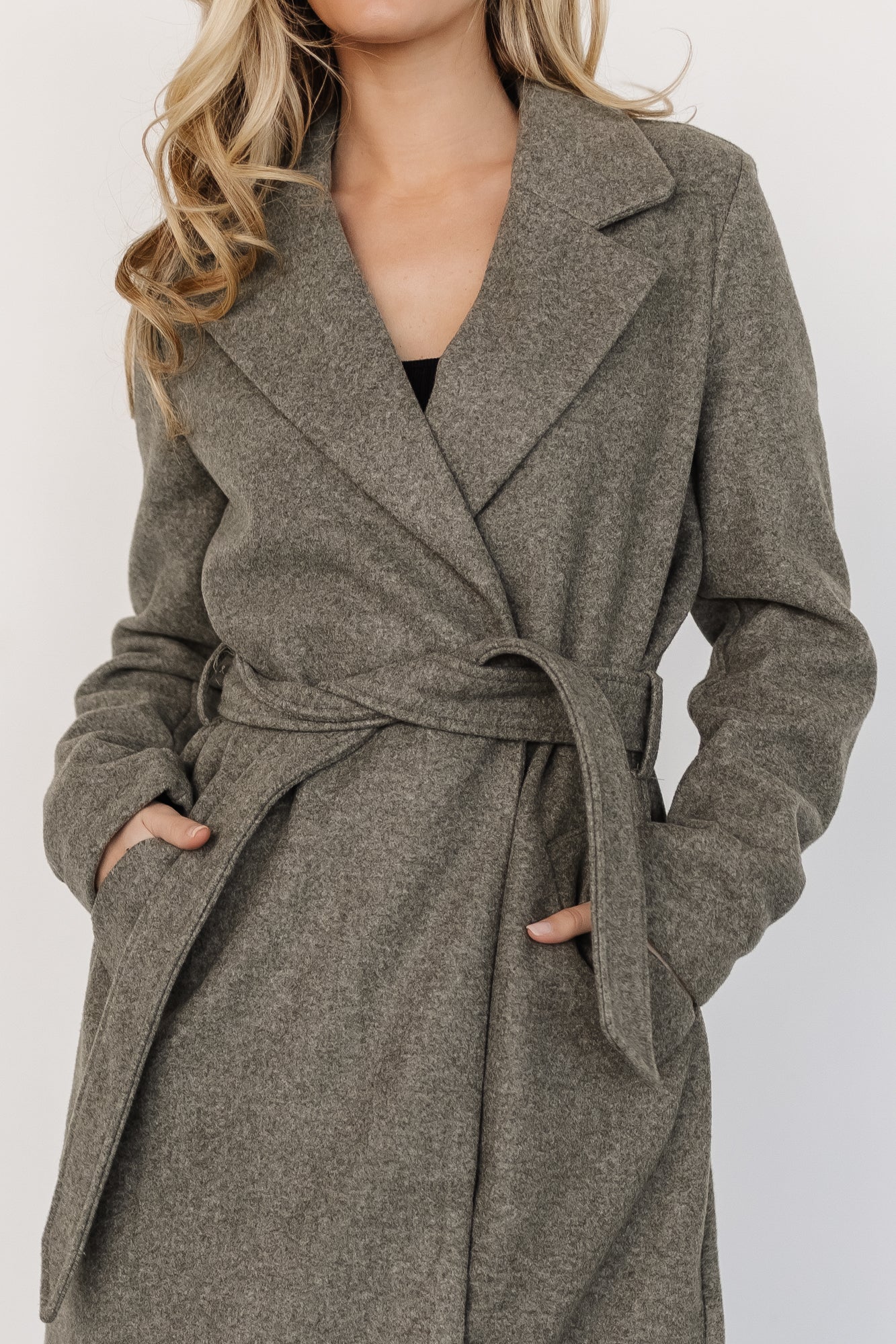 Valdez Long Coat | Olive Clearance Big Sale