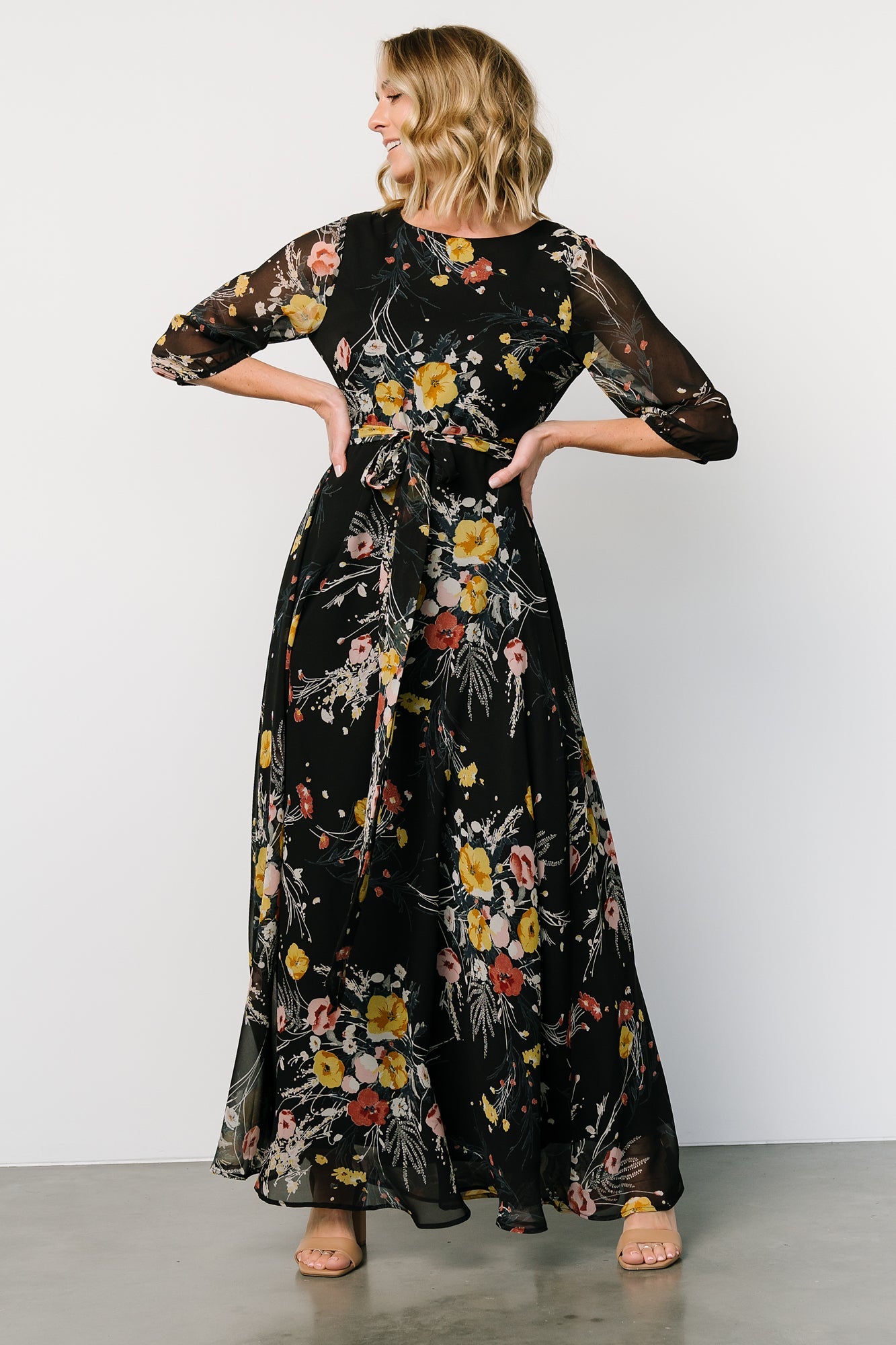 Rebecca Maxi Dress | Botanical Floral Very Cheap