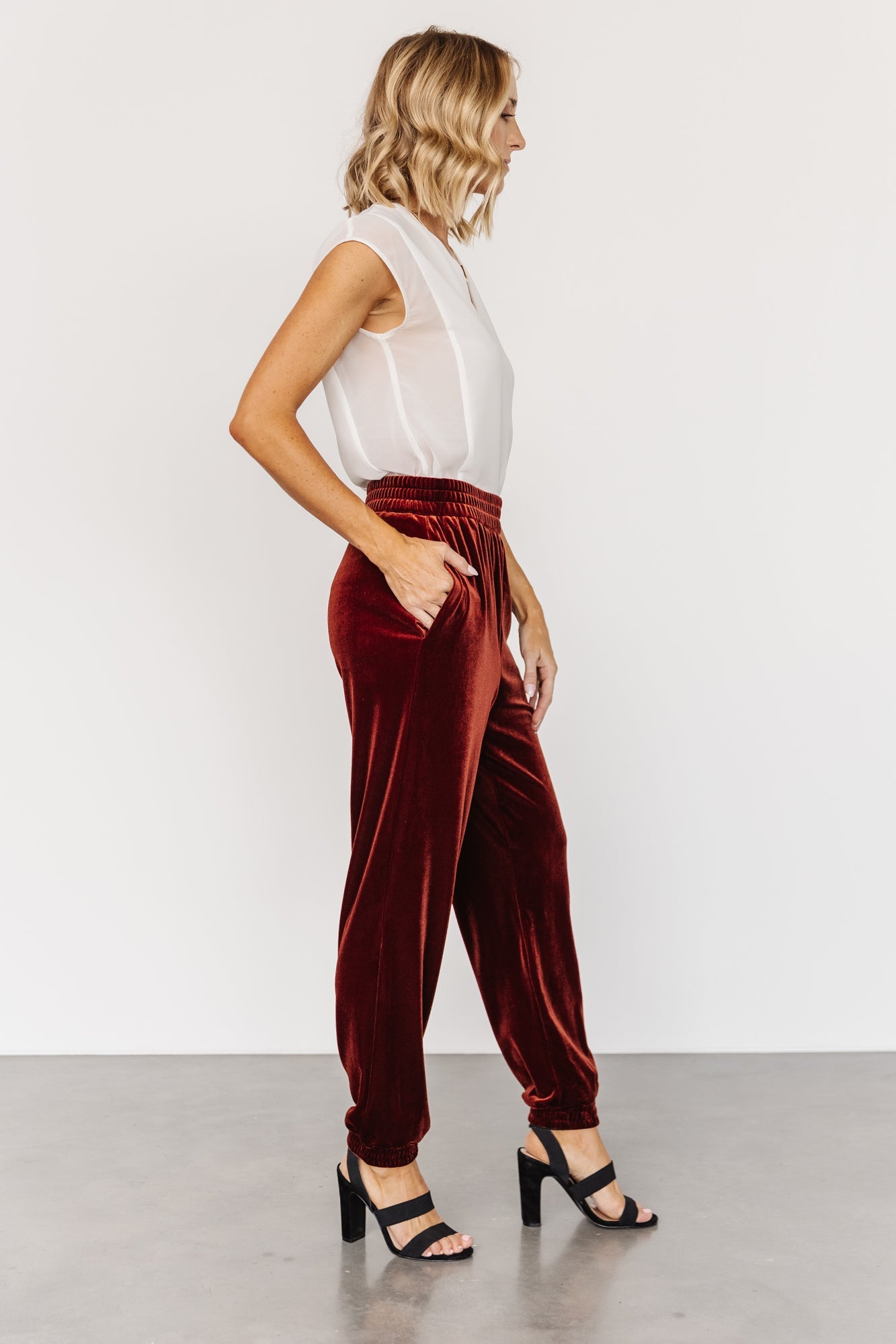 Archie Velvet Jogger Pants | Cinnamon Clearance Pick A Best