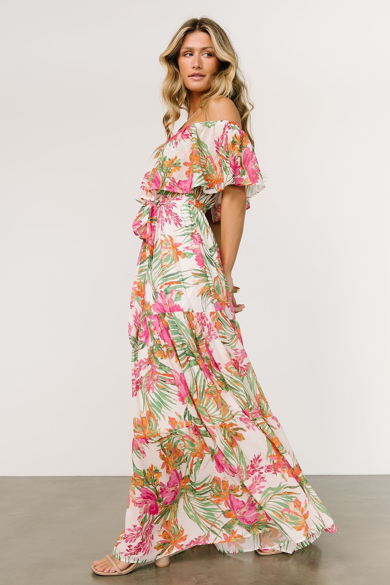 Lahaina Off Shoulder Maxi Dress | Multi Outlet Store For Sale