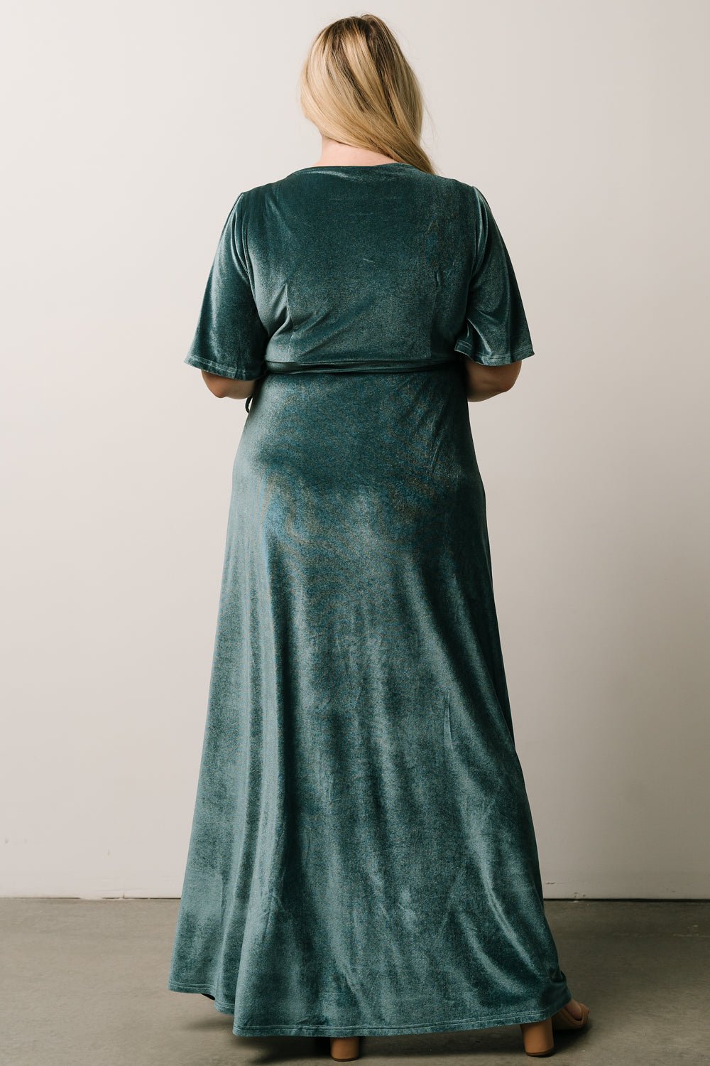 Meghan Velvet Wrap Maxi Dress | Persian Blue Buy Cheap Wiki