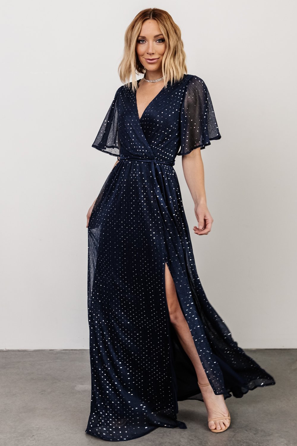 Grace Sparkle Gown | Navy Limited Edition Online