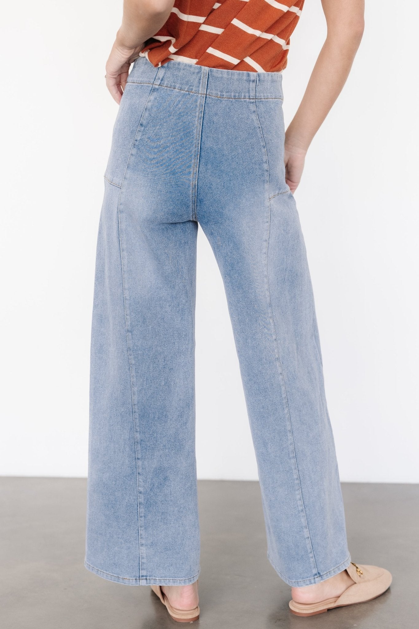 Emmi Mid Rise Wide Leg Jeans | Medium Wash Discount Many Kinds Of