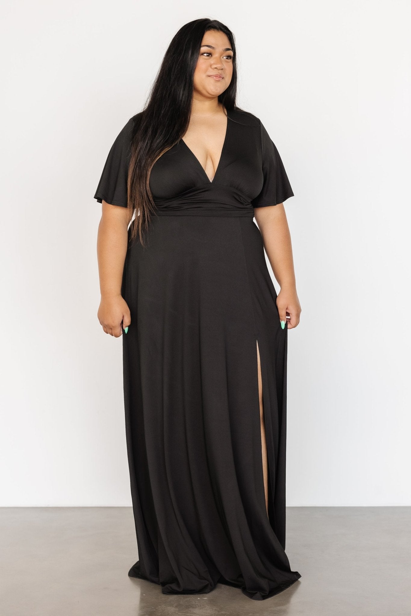 Emberly Maxi Dress | Black Popular