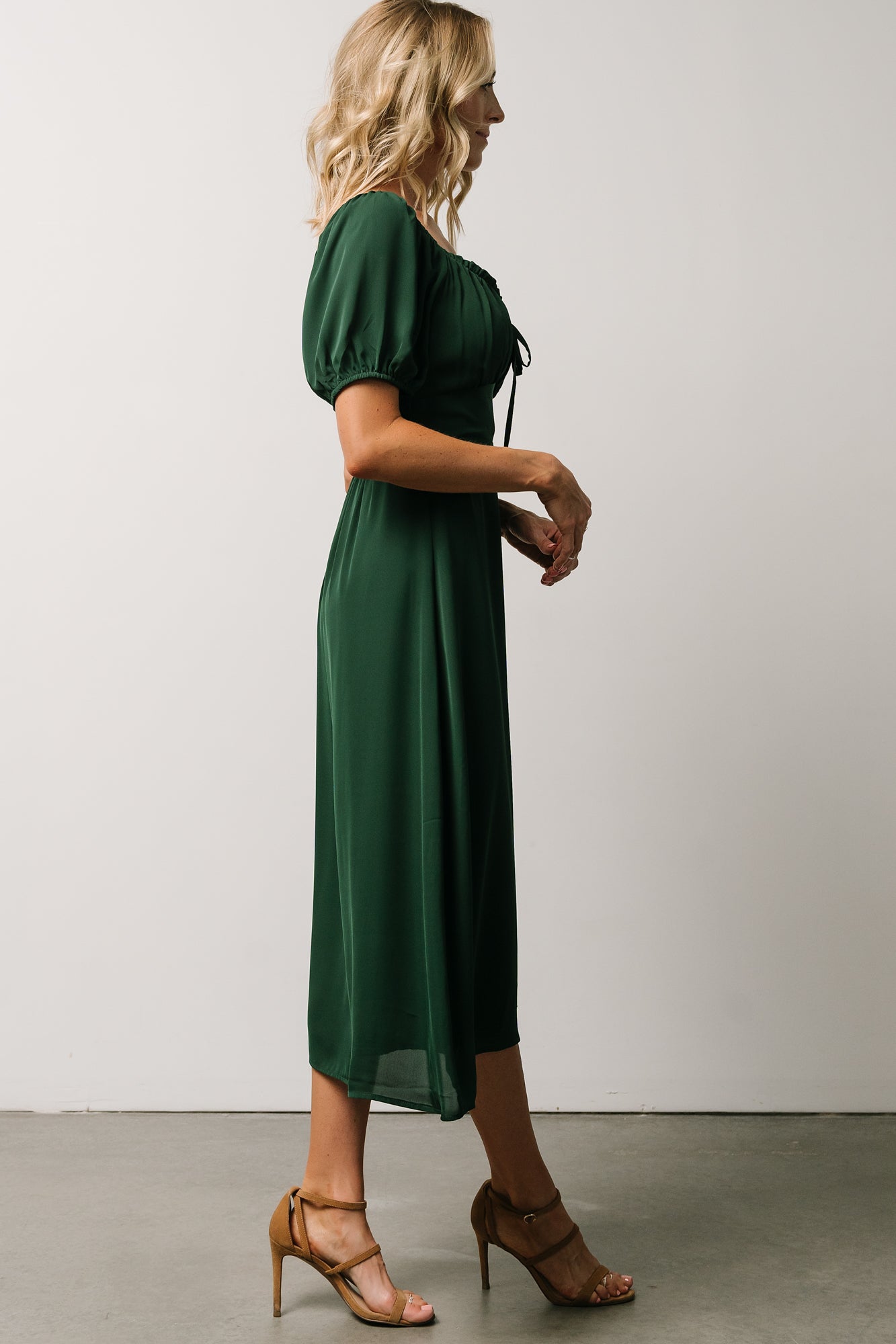 Cadence Midi Dress | Green Cheap Pice For Sale