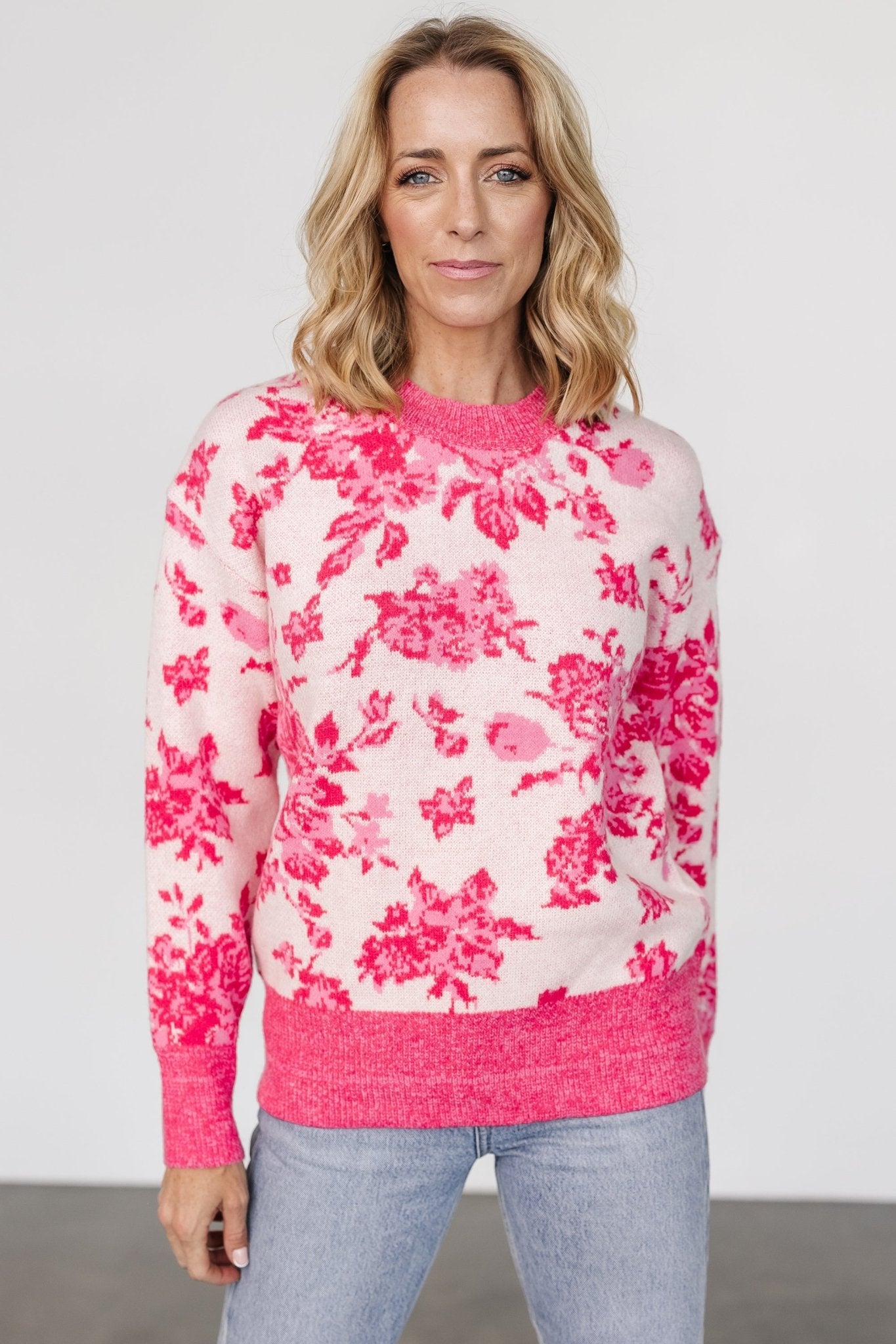 Legend Sweater | Pink Print How Much Sale Online