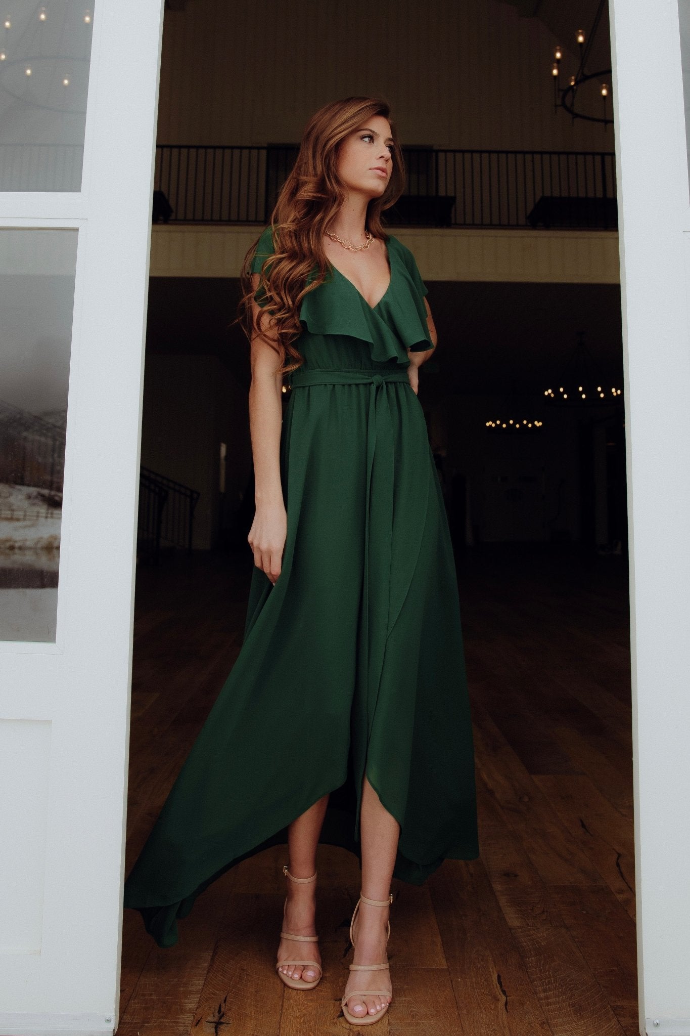 Katya Ruffle Maxi Dress | Evergreen Store With Big Discount