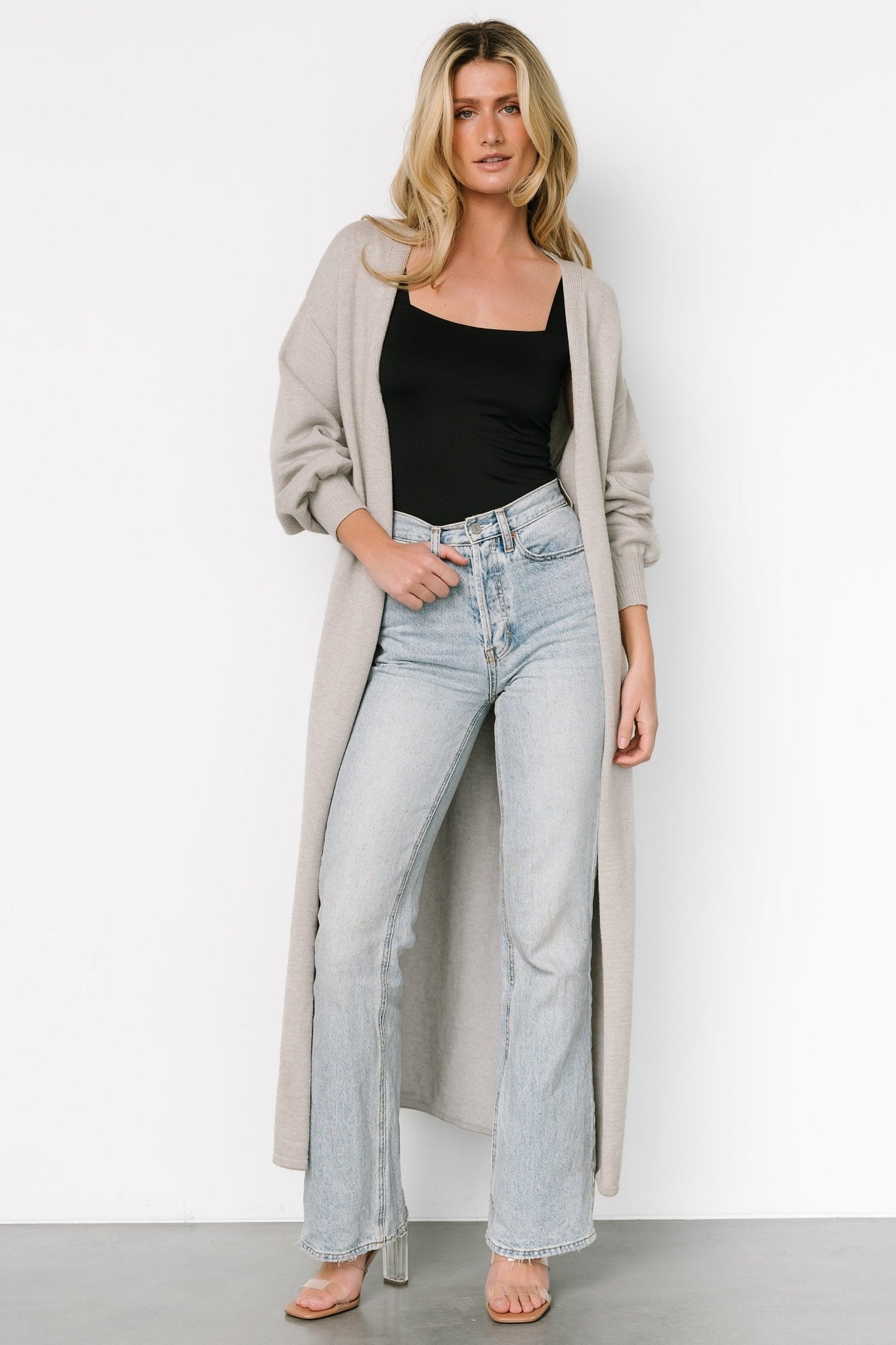 Ethel Long Cardigan | Gray Free Shipping Pick A Best