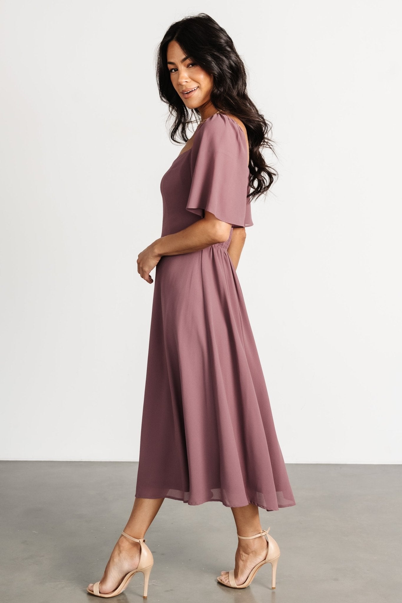 Colette Sweetheart Midi Dress | Vintage Plum Best Pices Sale Online