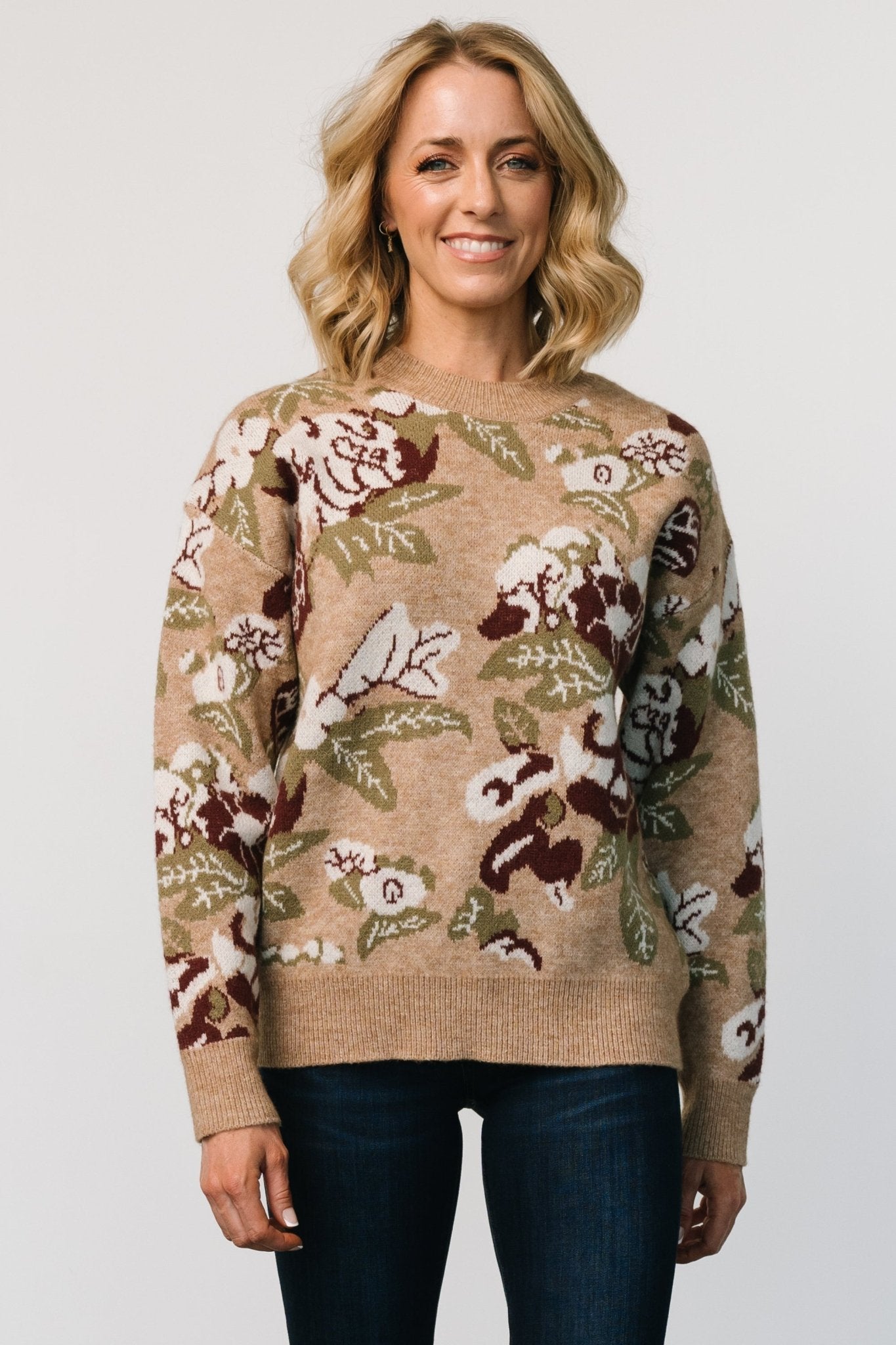 Munich Sweater | Taupe Multi Largest Supplier Cheap Pice