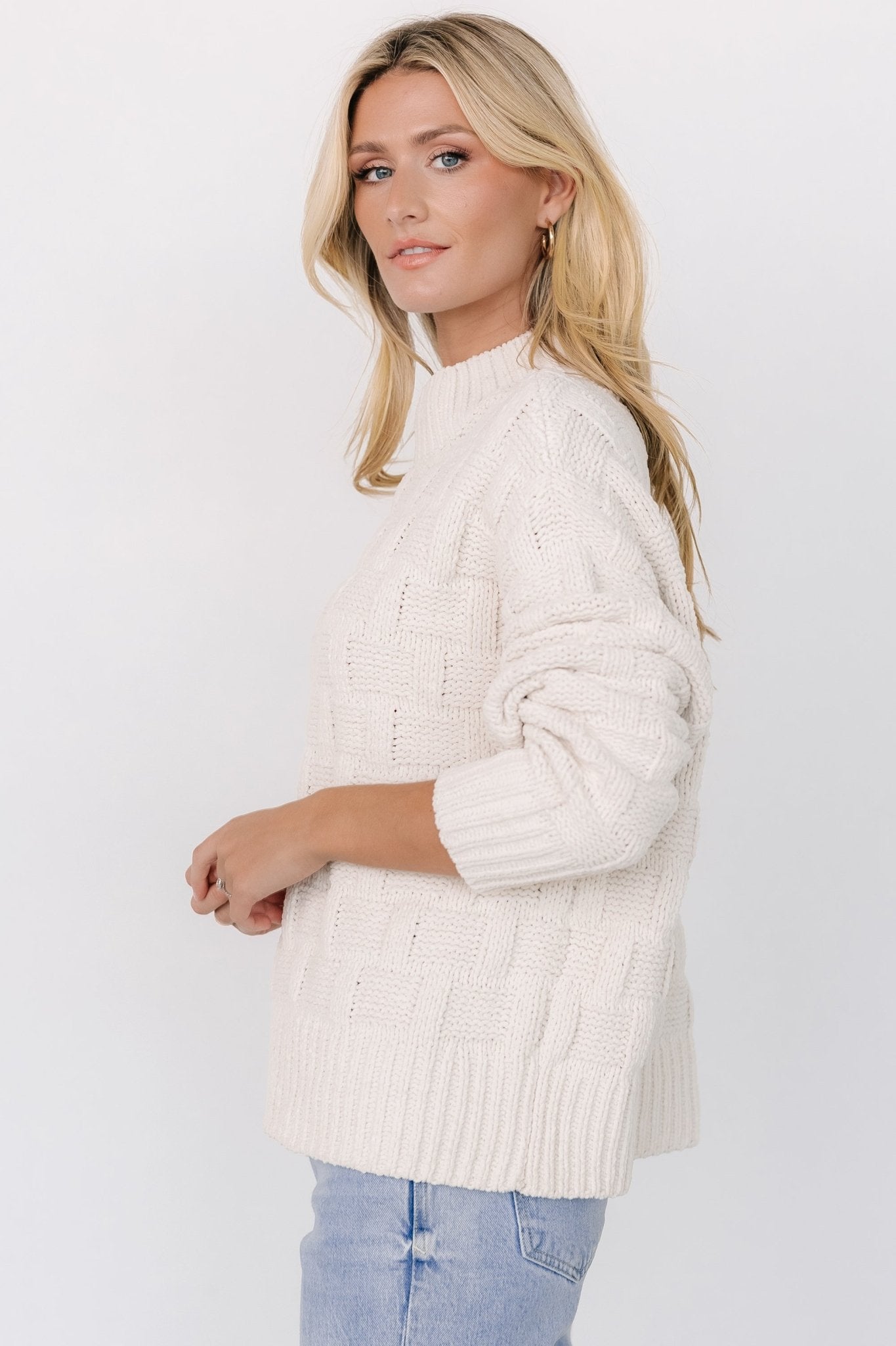 Stetson Knit Sweater | Ivory Official Online