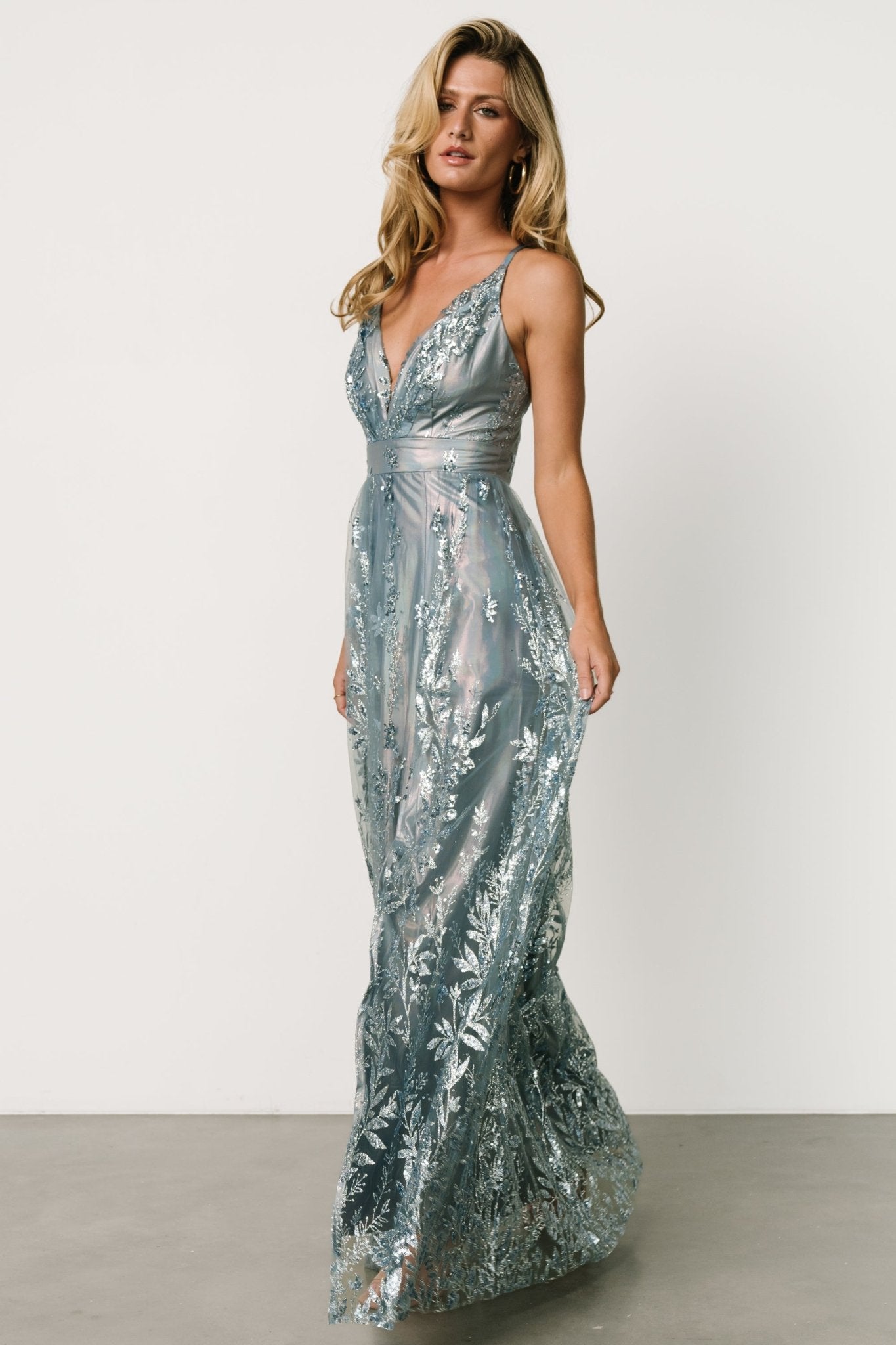 Eirena Sparkle Gown | Light Blue Big Sale Sale Online