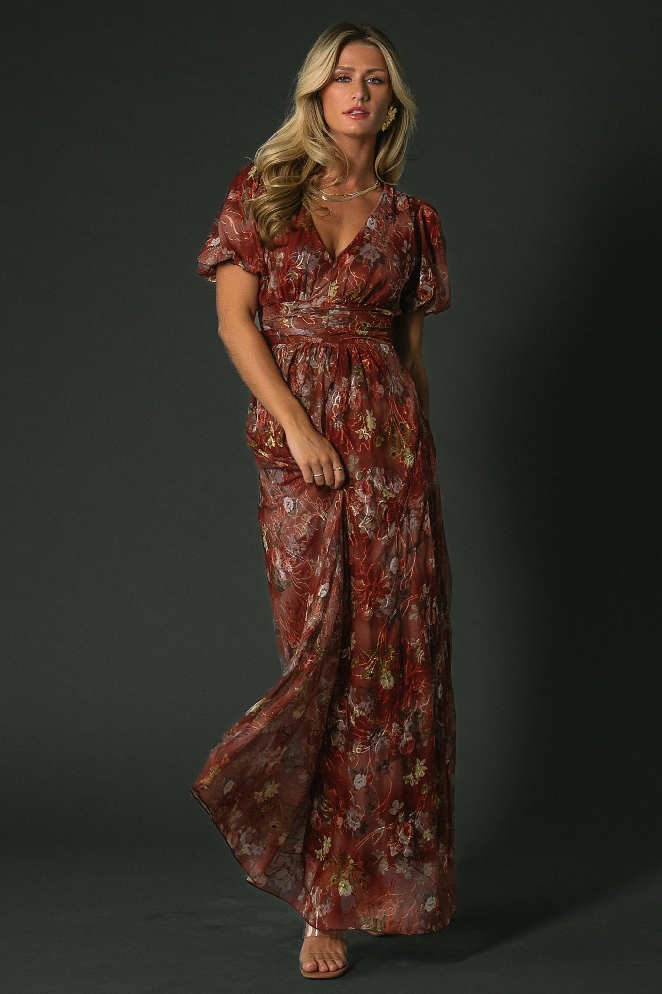 Ardley Maxi Dress | Rust Multi Floral The Best Store To Get