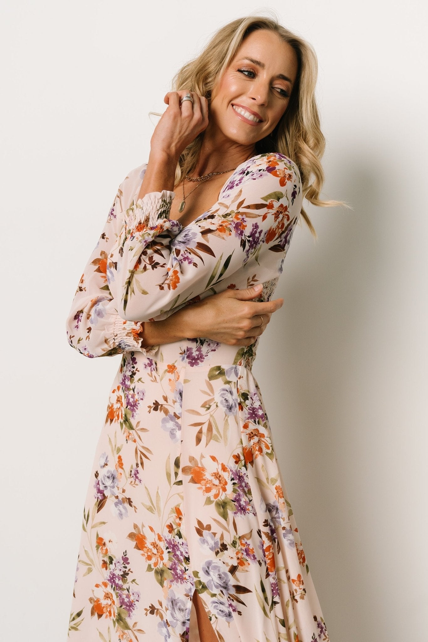 Giselle Maxi Dress | Blush Multi Floral Free Shipping For Cheap