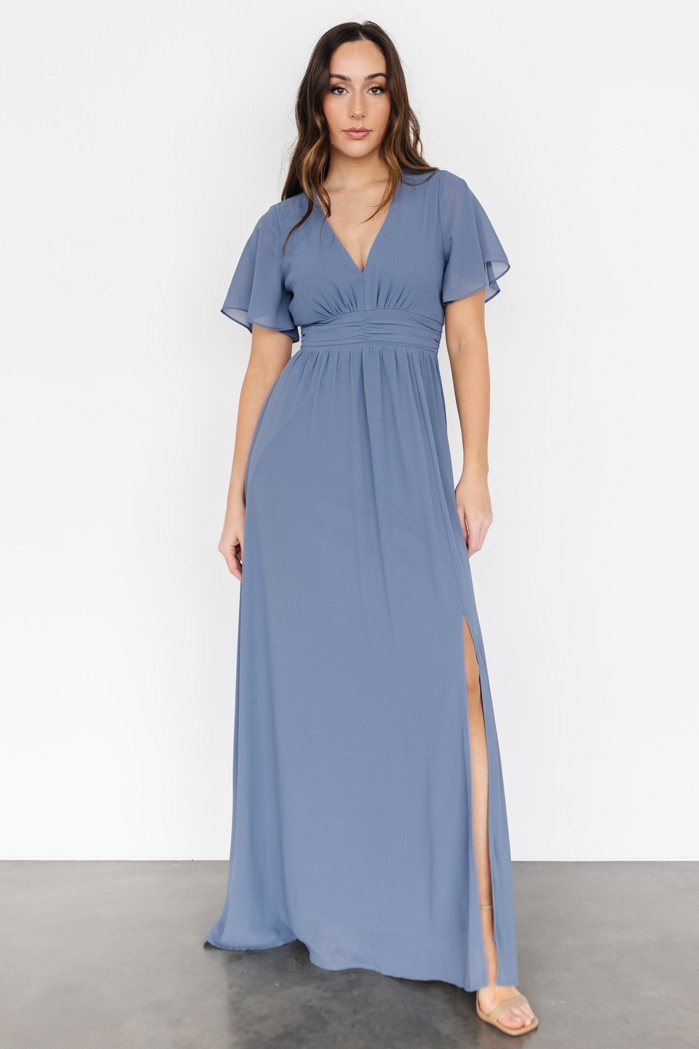 Ramona Maxi Dress | Whisper Blue Shop Offer