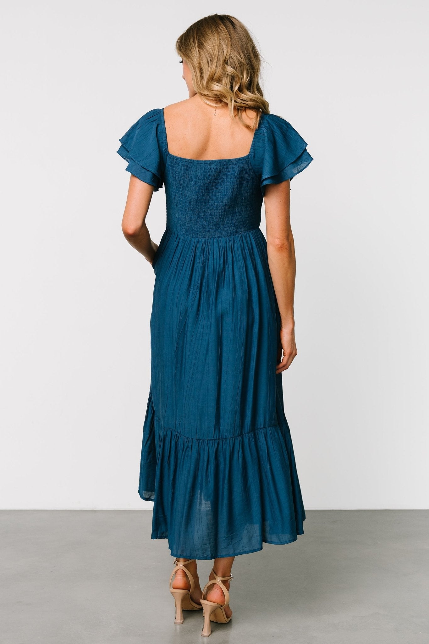 Buttercup Midi Dress | Deep Blue Largest Supplier