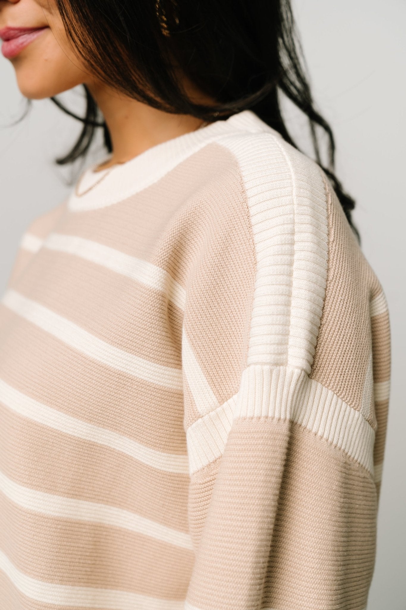 Conway Striped Sweater | Natural Buy Cheap Tumblr