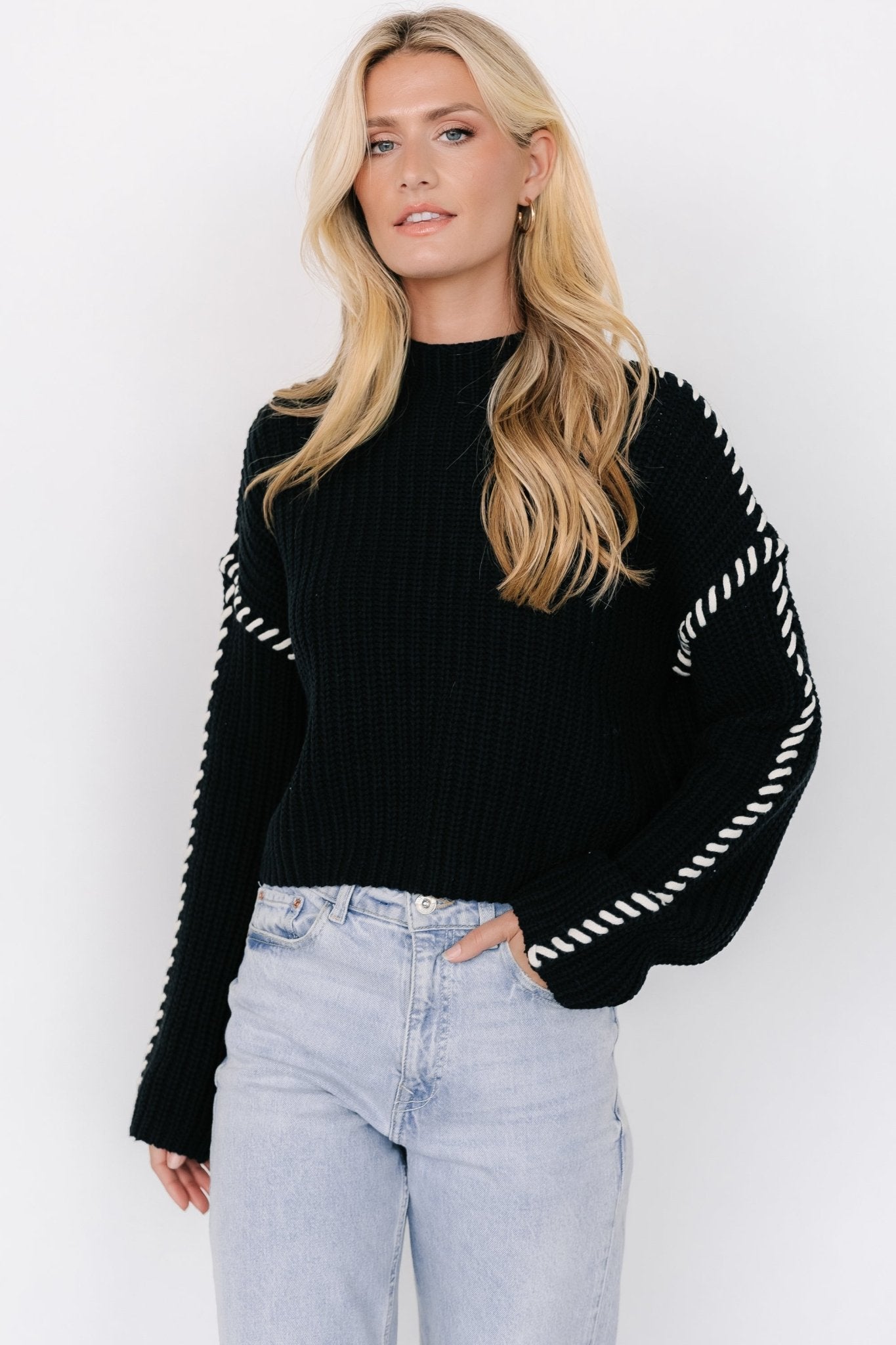 Madden Knit Sweater | Black Sale Outlet Locations