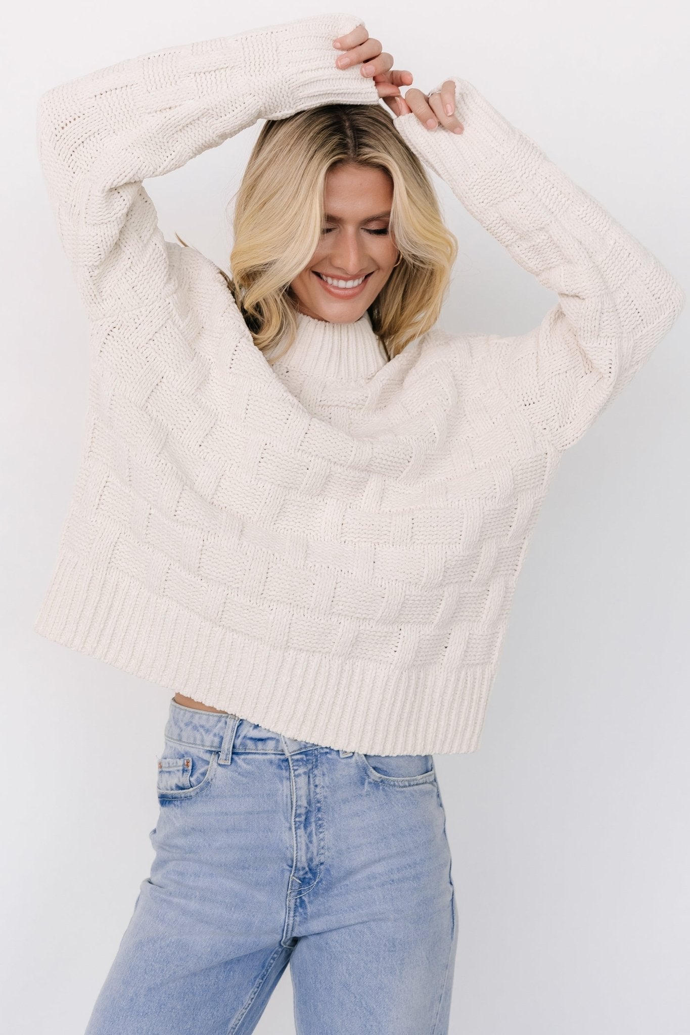 Stetson Knit Sweater | Ivory Official Online