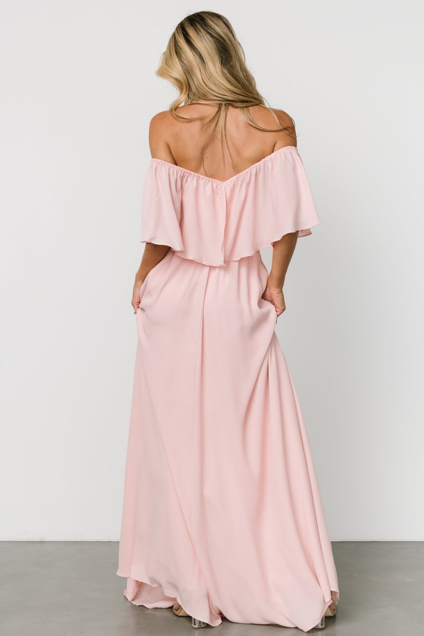 Diana Off Shoulder Maxi Dress | Blush Outlet Find Great