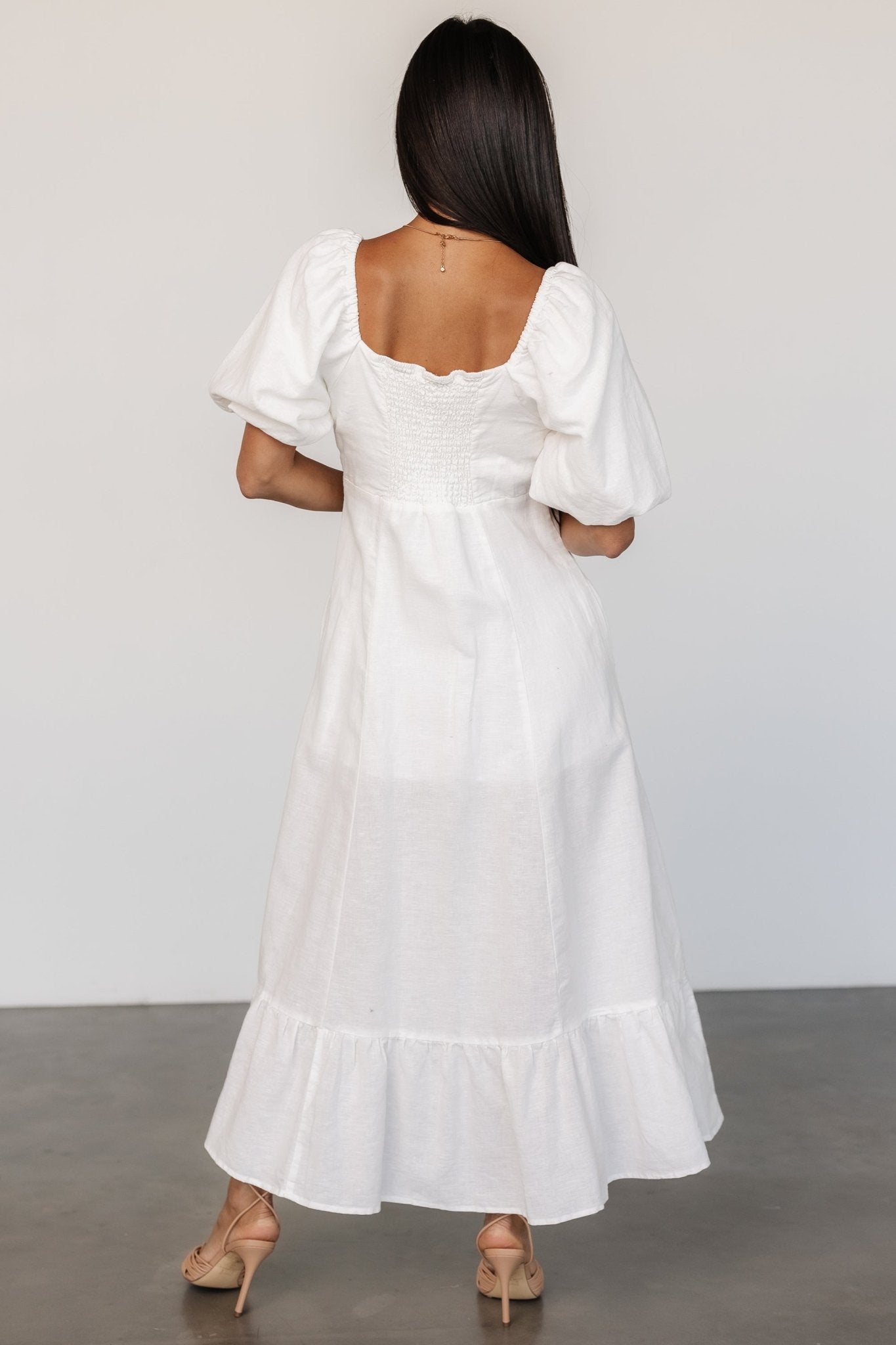 Millie Linen Dress | Off White Wholesale Pice Cheap Online