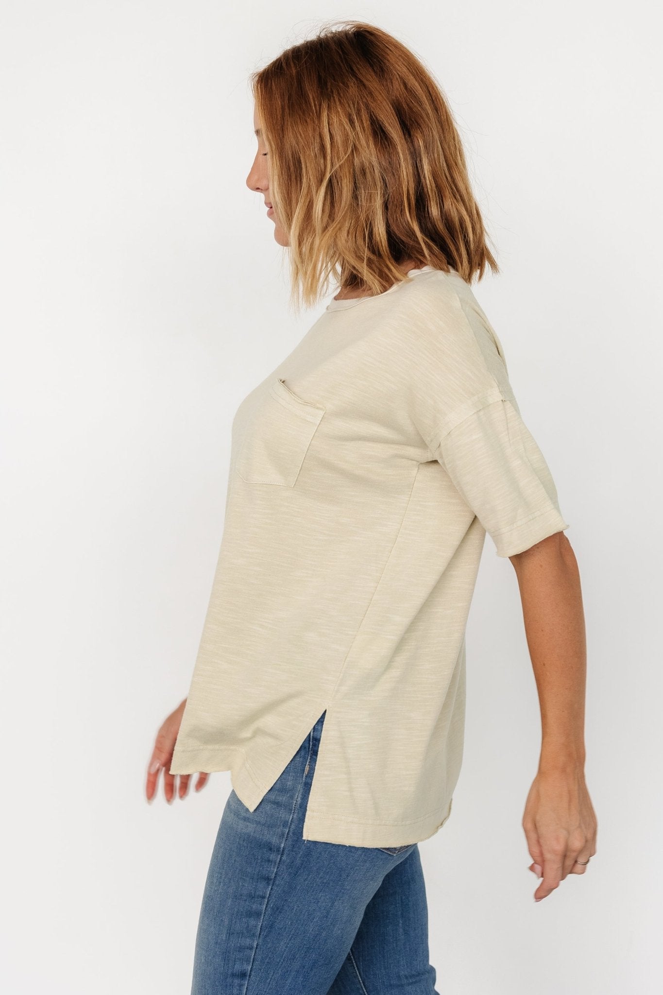 Hana Relaxed Tee | Pistachio In China Cheap Pice