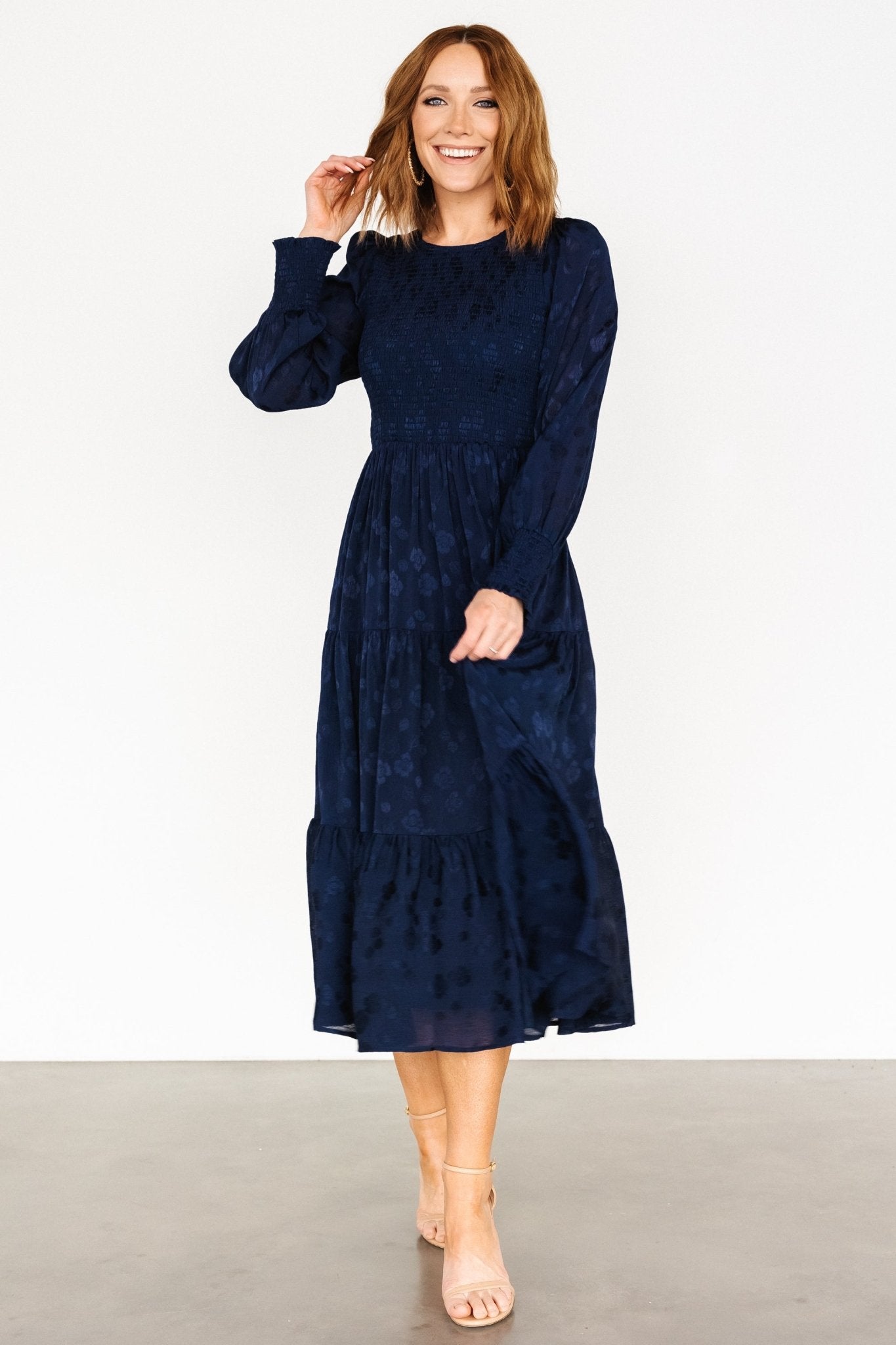 Stockholm Smocked Dress | Midnight Blue Outlet Lowest Pice