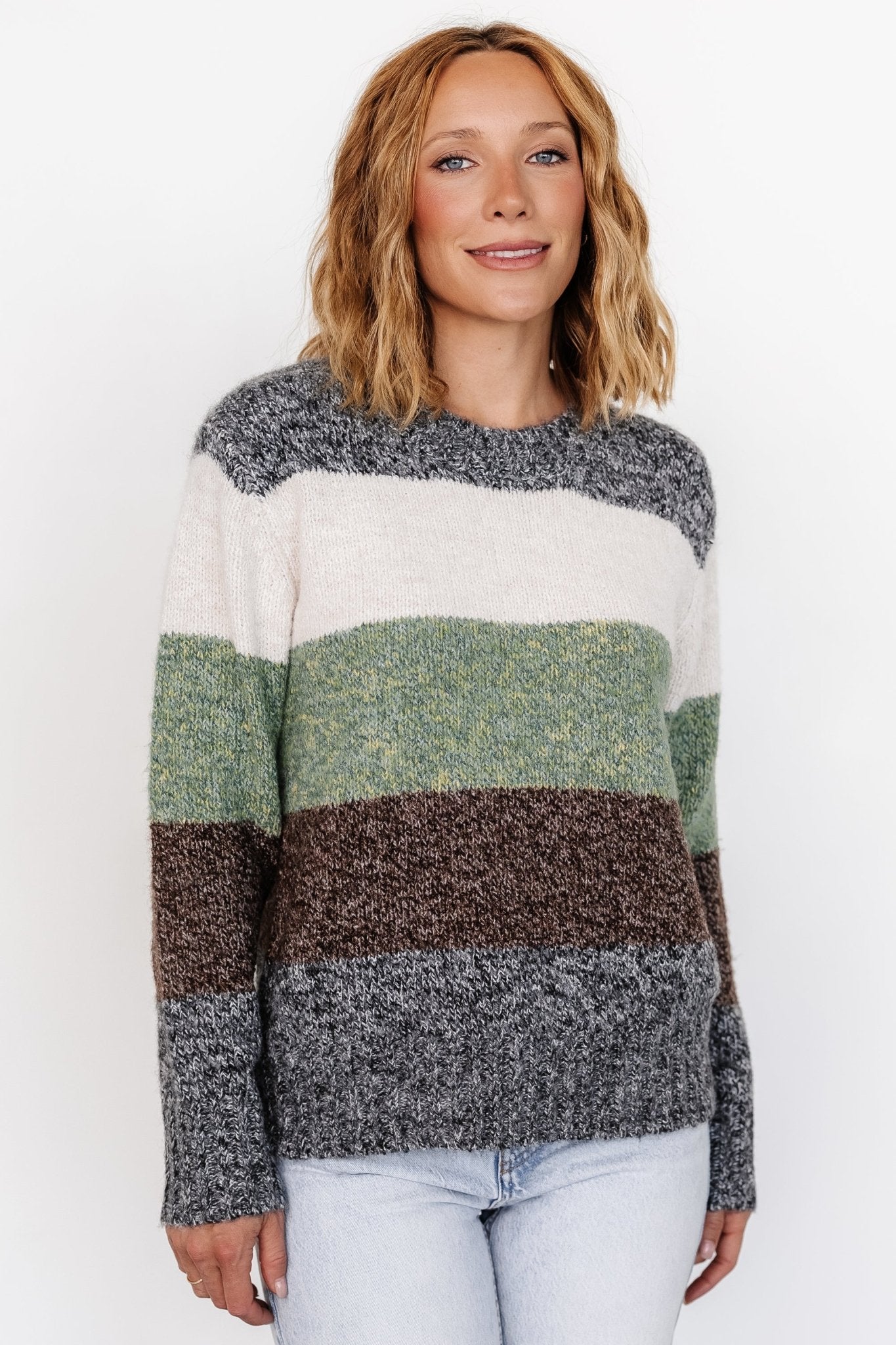 Ledger Sweater | Multi Stripe 2025 Cheap Pice