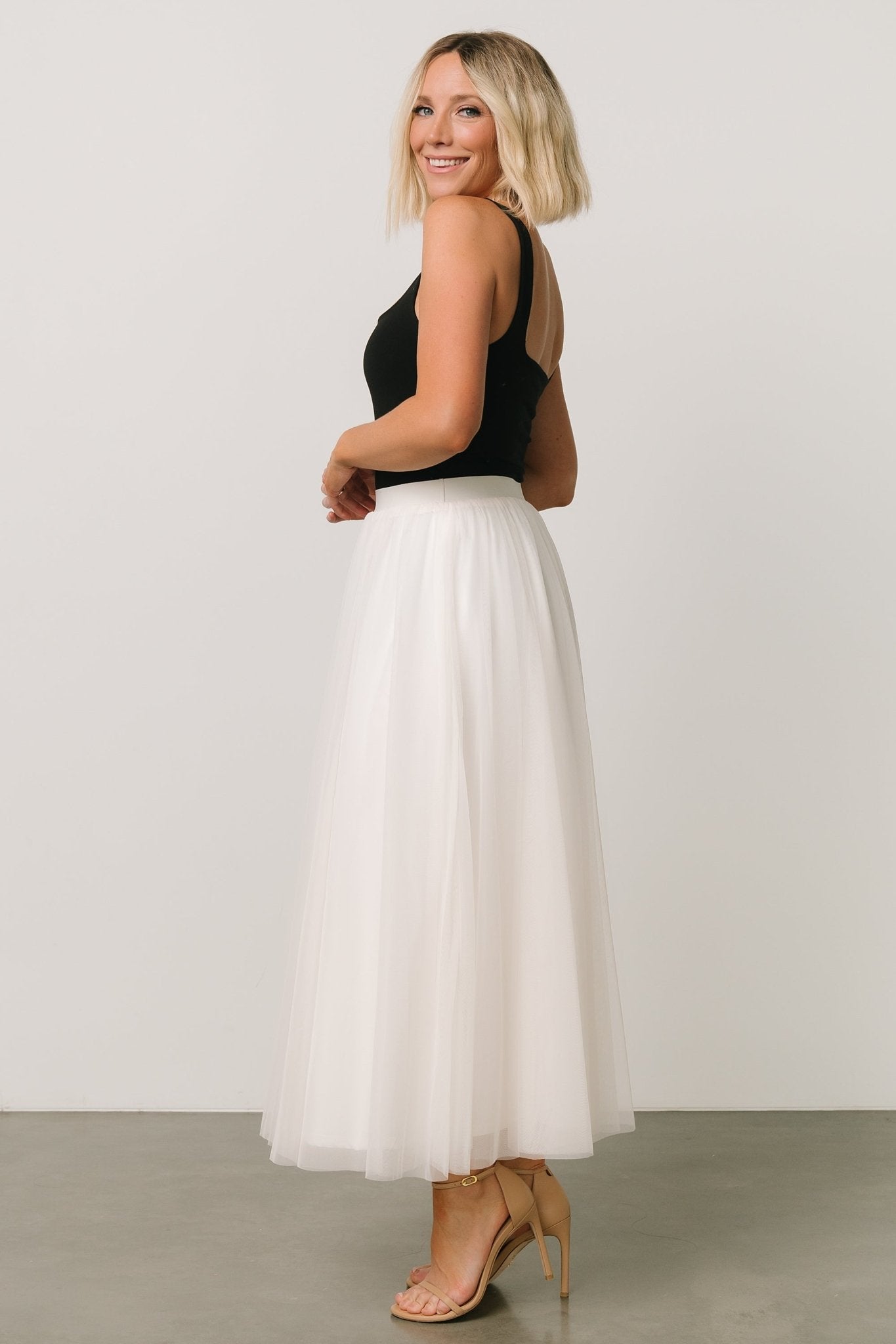 Mila Tulle Skirt | Cream Cheap Professional