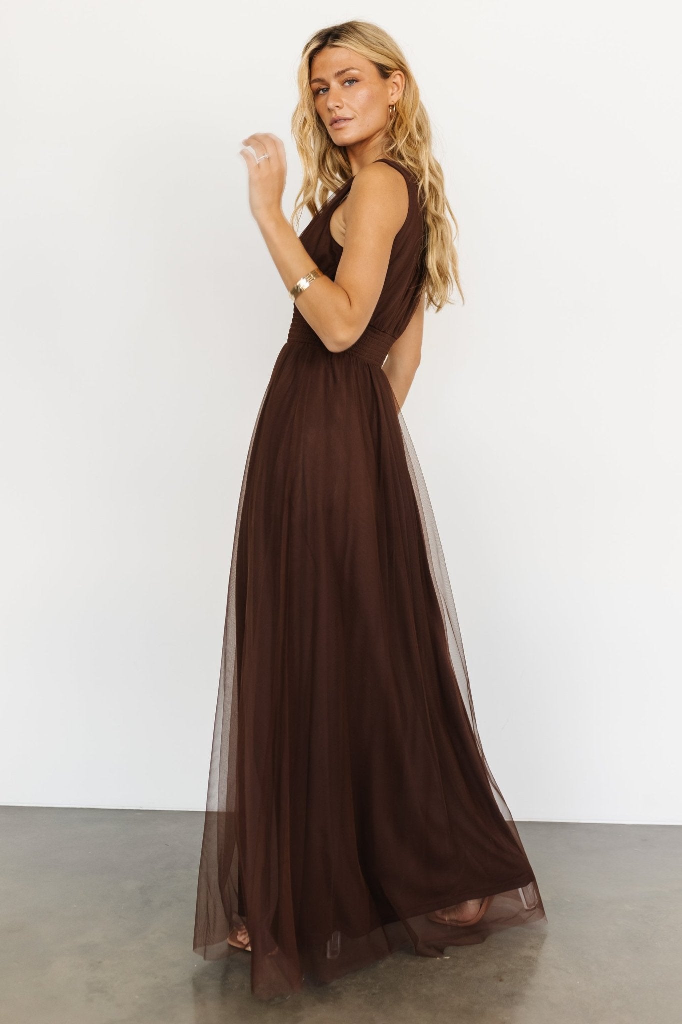 Kamila Tulle Maxi Dress | Espresso Outlet Locations Cheap Online